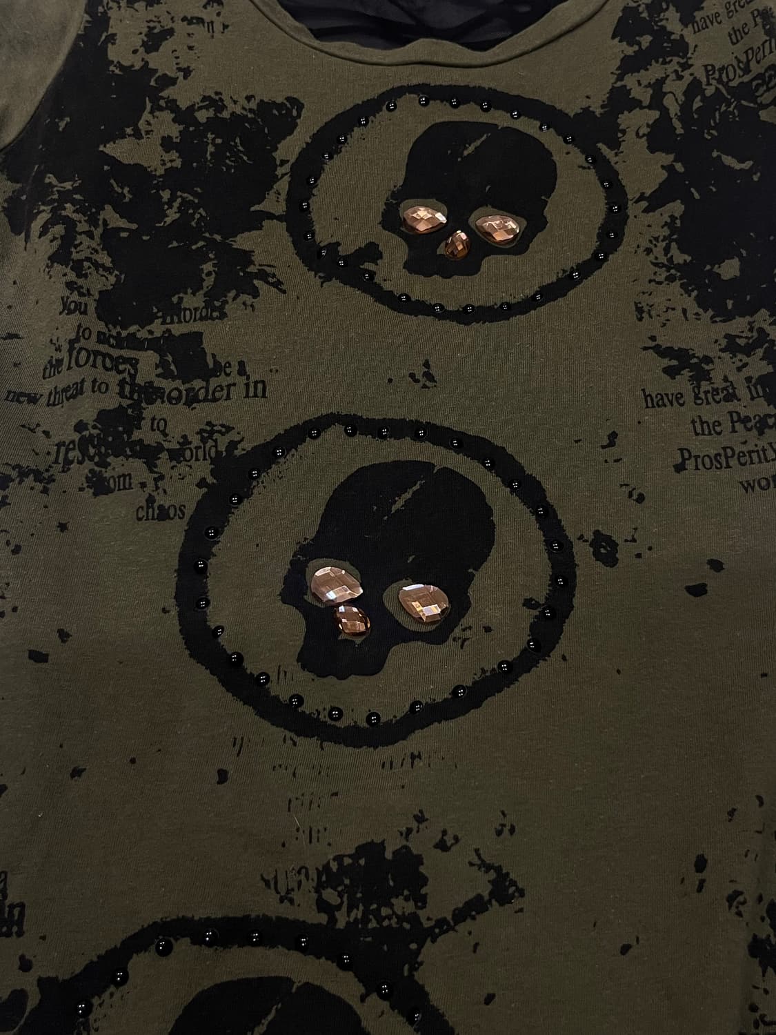 펑크 거미줄 탑 상품이미지3