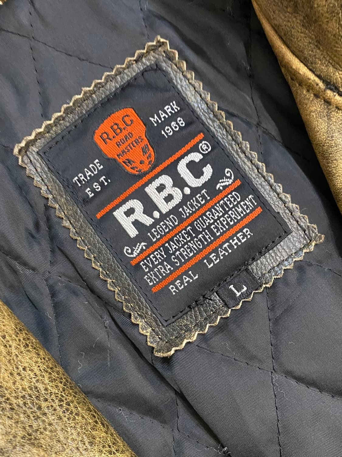 R.B.C 빈티지 워시드 소가죽 싱글 라이더 자켓 상품이미지10