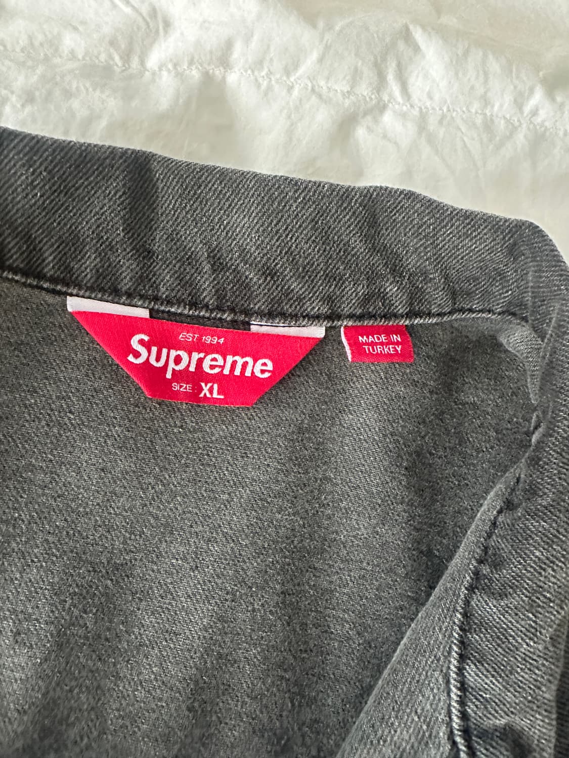 슈프림 투톤 패널드 데님 자켓 상품이미지5