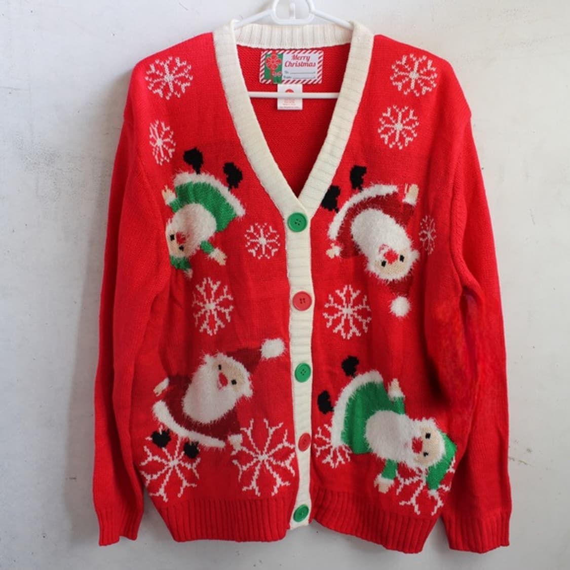 CHRISTMAS 크리스마스 오버핏 니트 가디건  상품이미지1