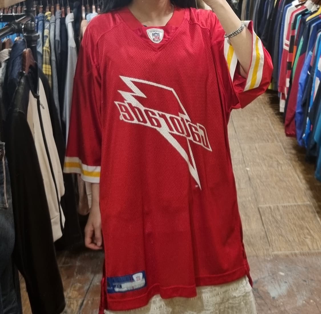 [Hi] NFL 풋볼 져지 반팔티 레드 상품이미지3
