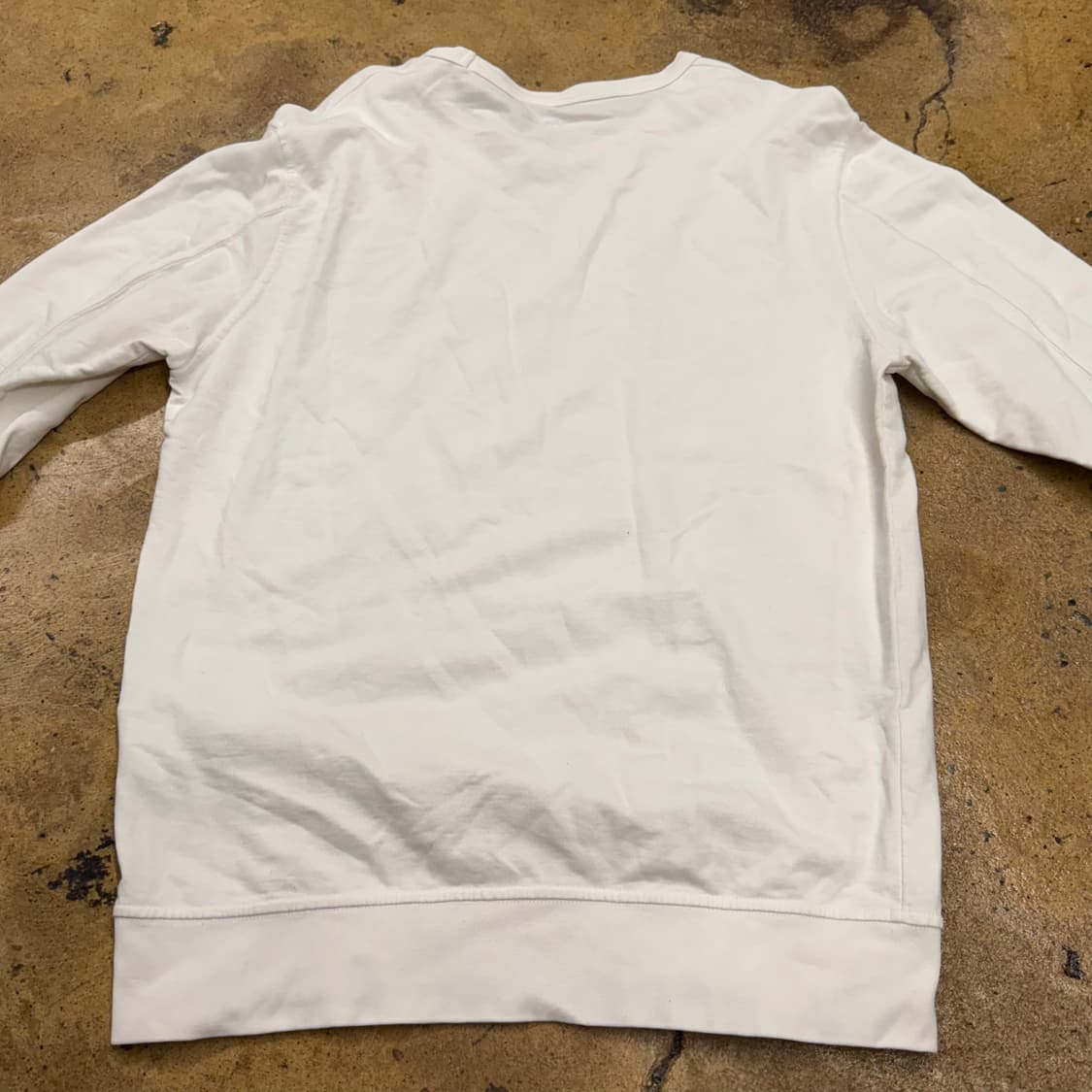 [정품/95,m] C.P.컴퍼니 화이트 긴팔 티셔츠 b18 상품이미지4