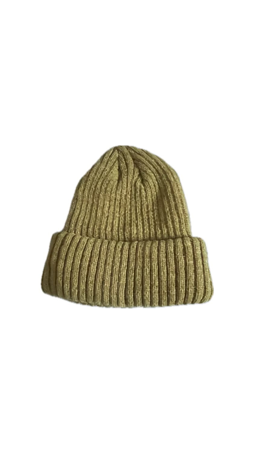 써저리 핸드 스티치 자수 로고 비니(머스타드) 상품이미지2