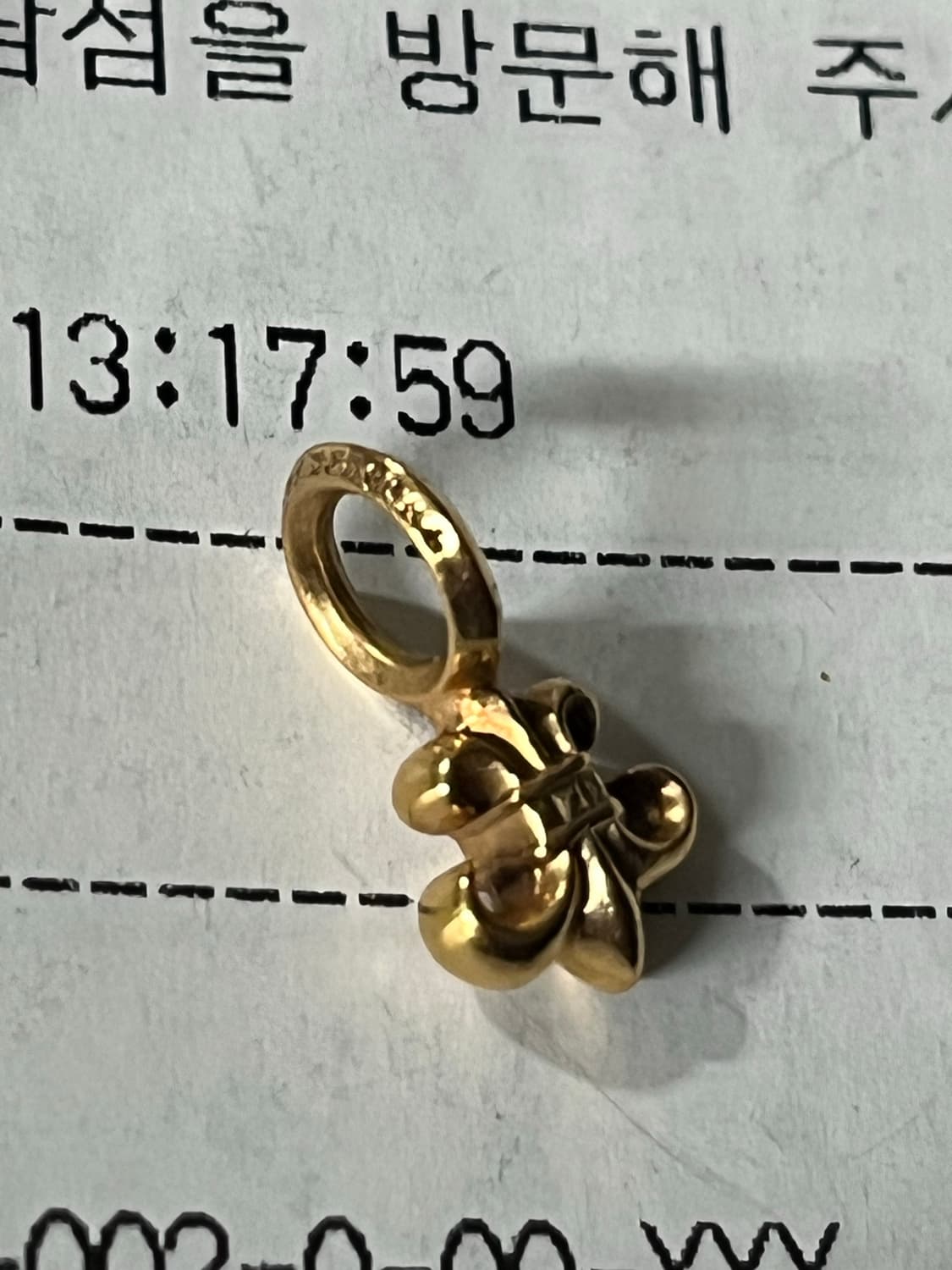 크롬하츠 스택 bs 플레어 골드 22k 참 상품이미지1