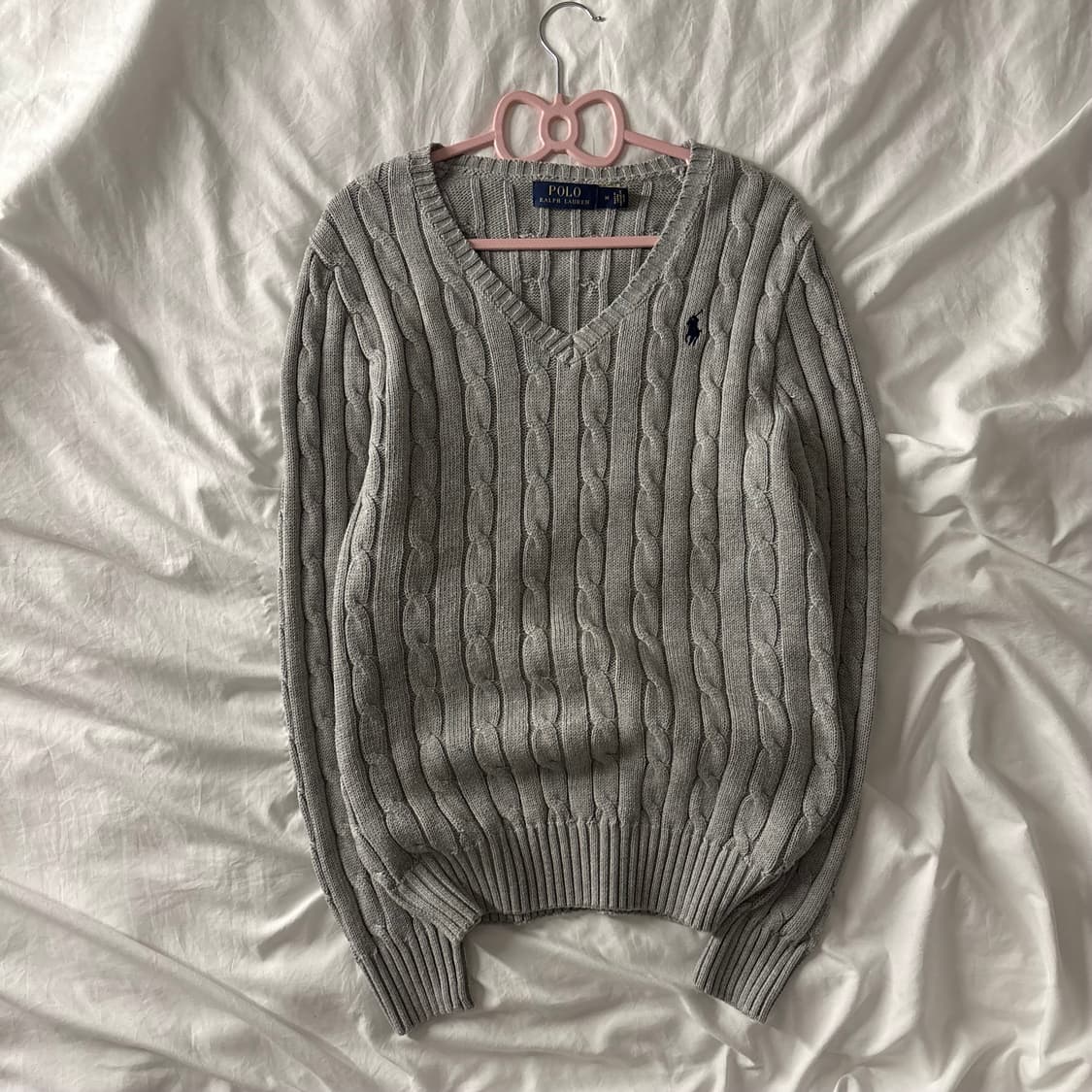 폴로 그레이 그레이 니트 상품이미지2