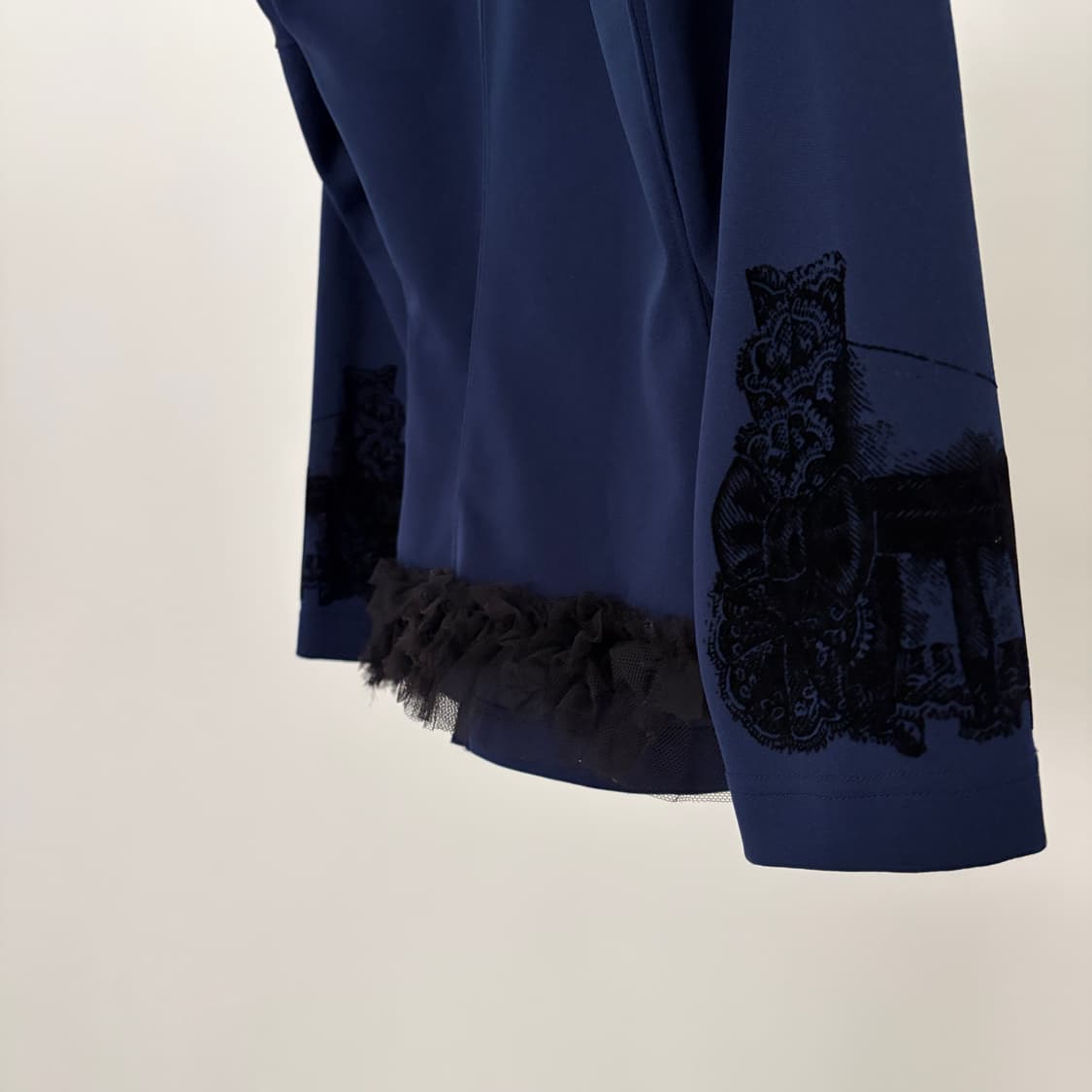 Gothic Printing Frill Long Sleeve 상품이미지6