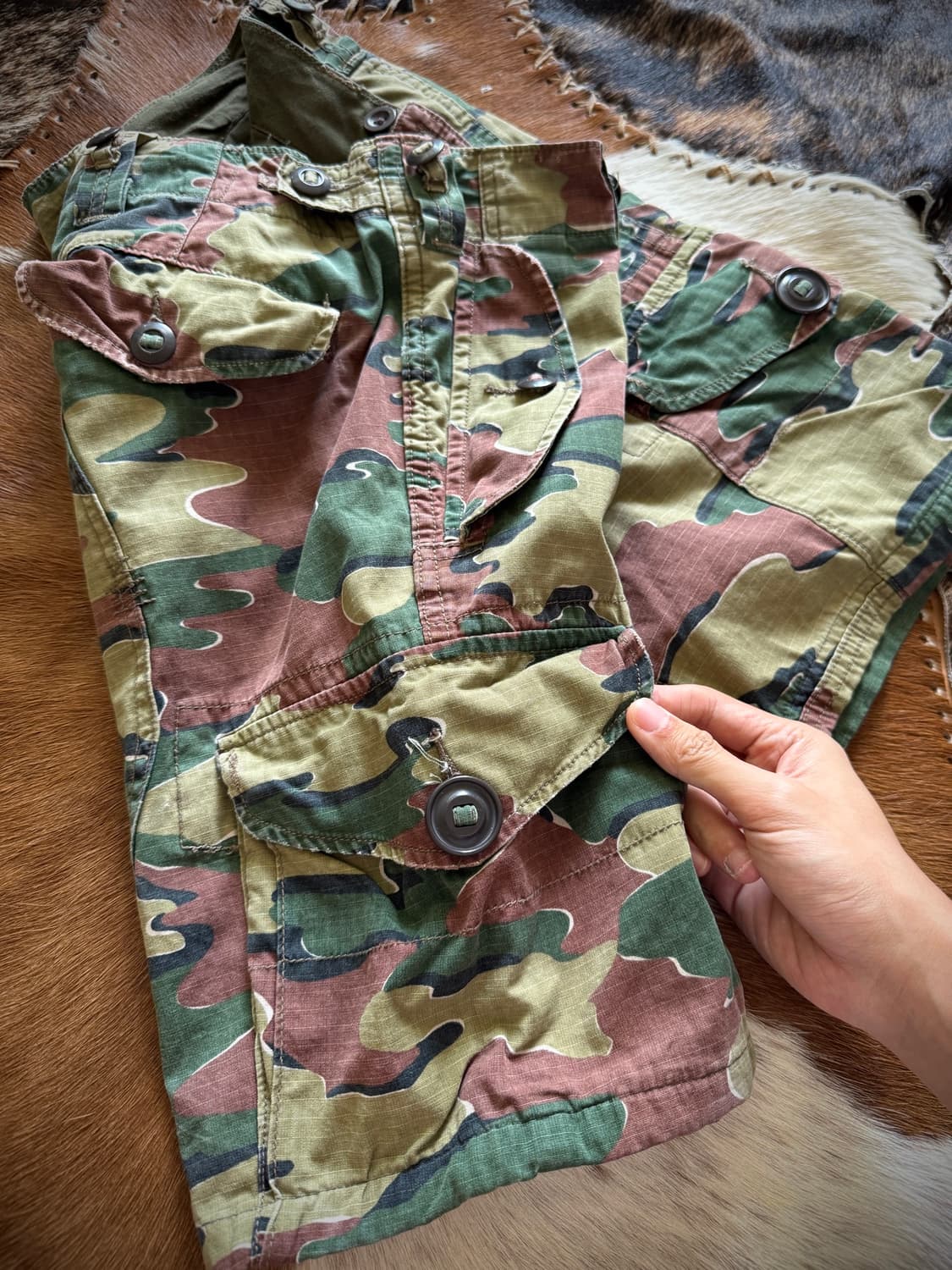 60s 벨기에군 폴로 랄프로렌  Jiwgsaw Camo pants 상품이미지3