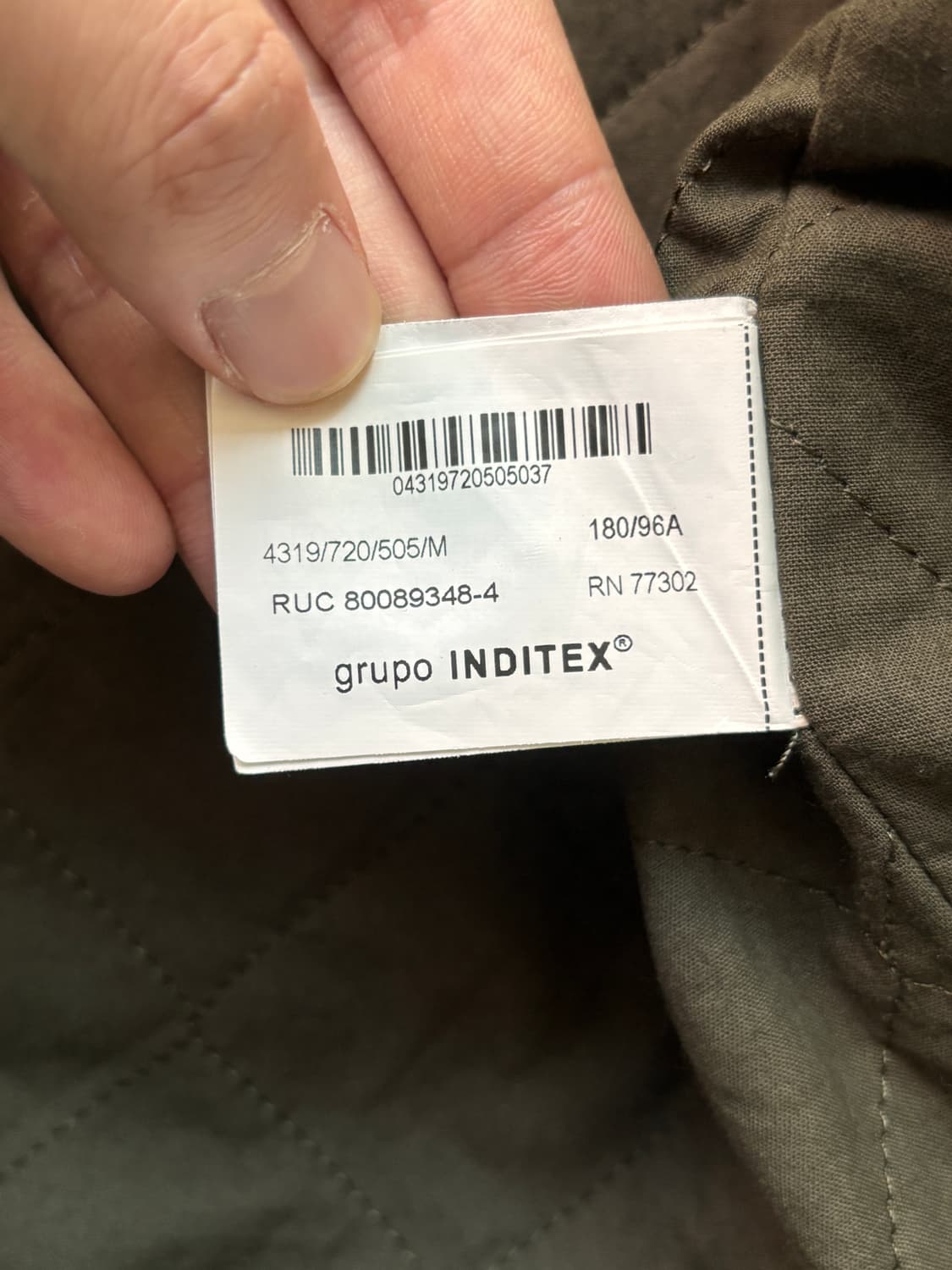 Zara Vintage st 코튼 워크자켓 M 상품이미지6