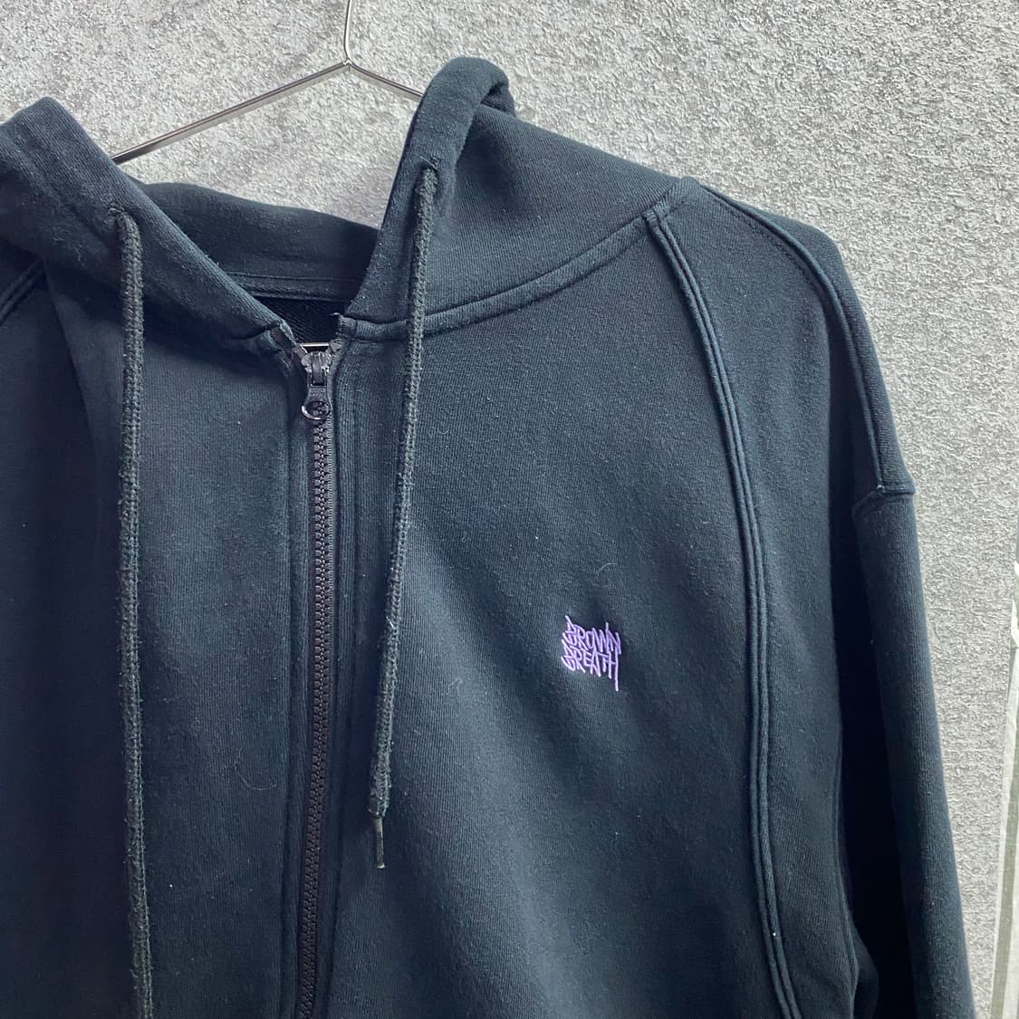 브라운브레스 자수로고 후드집업 B4471 상품이미지3