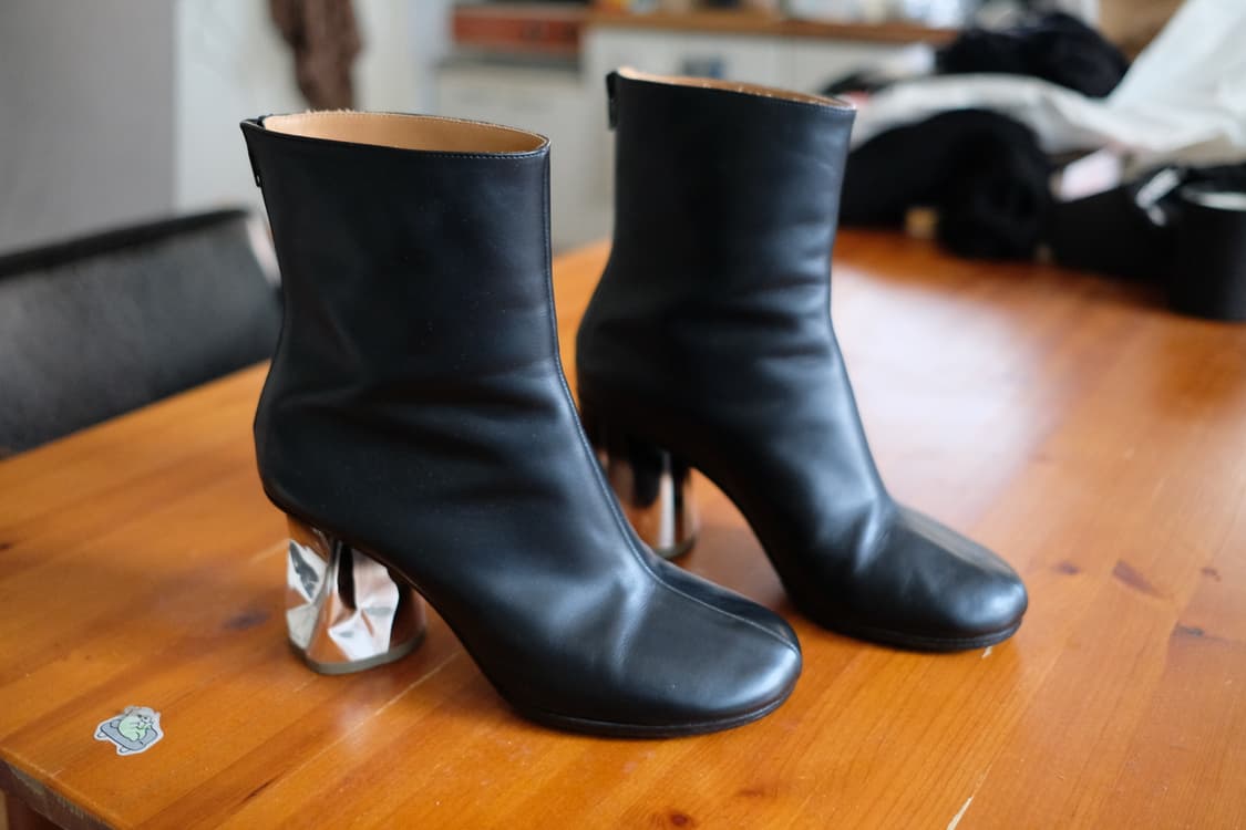 메종 마틴 마르지엘라 양가죽 부츠 240 블랙 상품이미지10