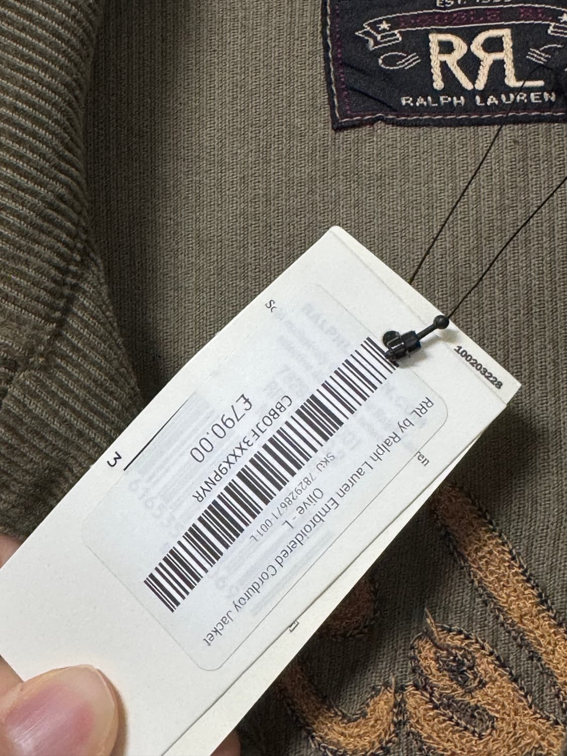 RRL Embroidered Corduroy Jacket 상품이미지6