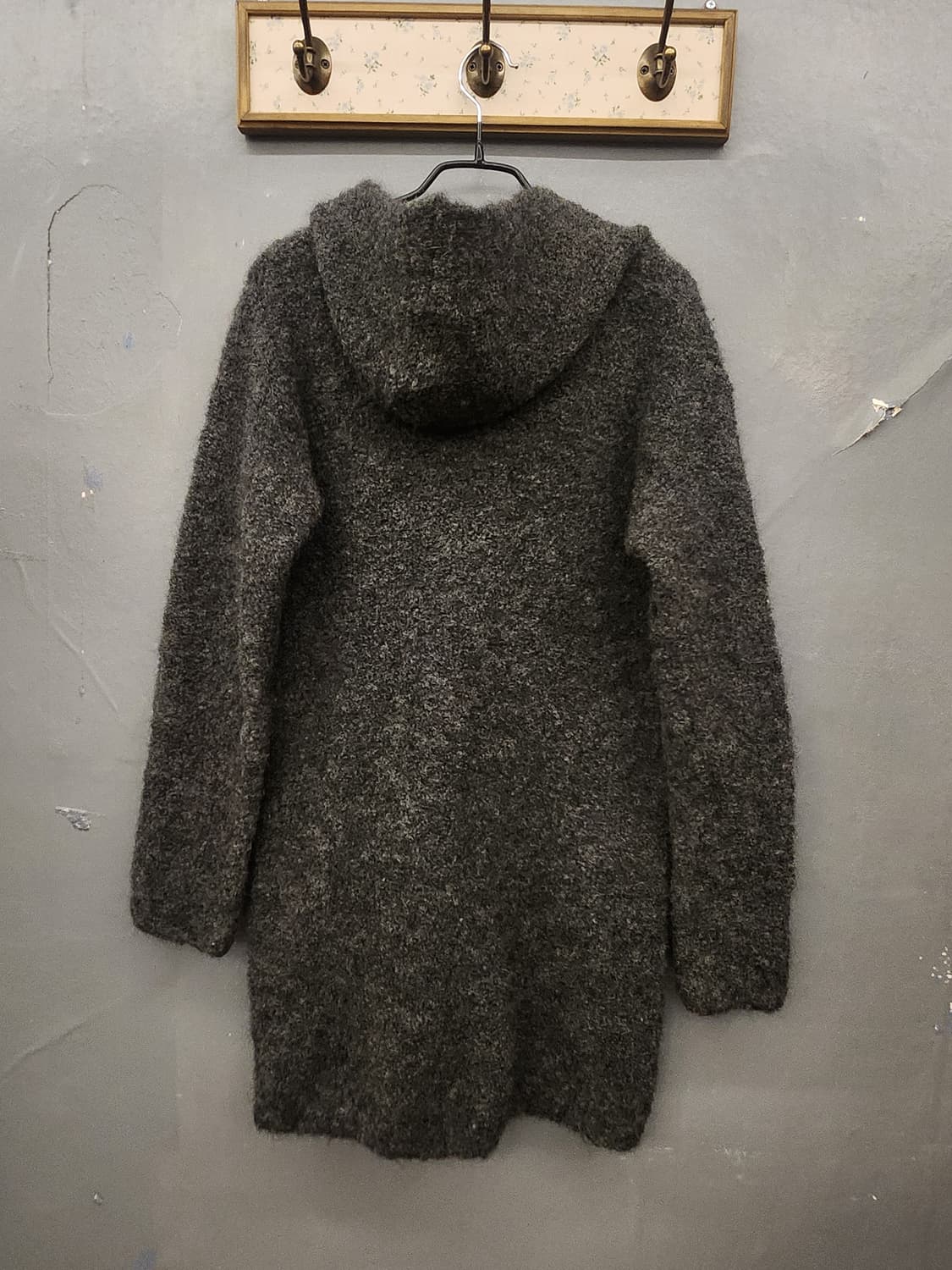 일본빈티지 양모후드코트 상품이미지5