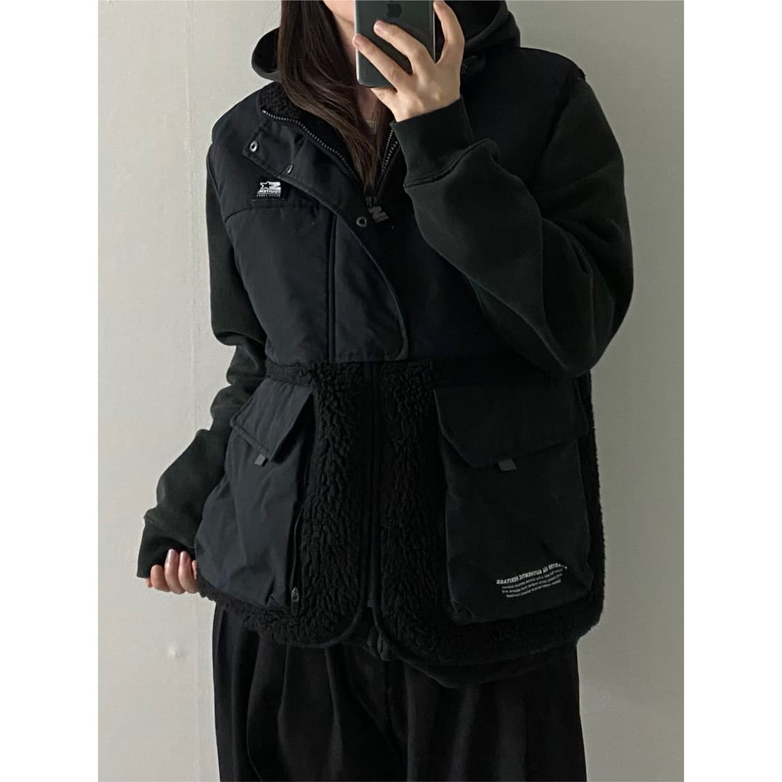 스타터 후리스 조끼점퍼 상품이미지2