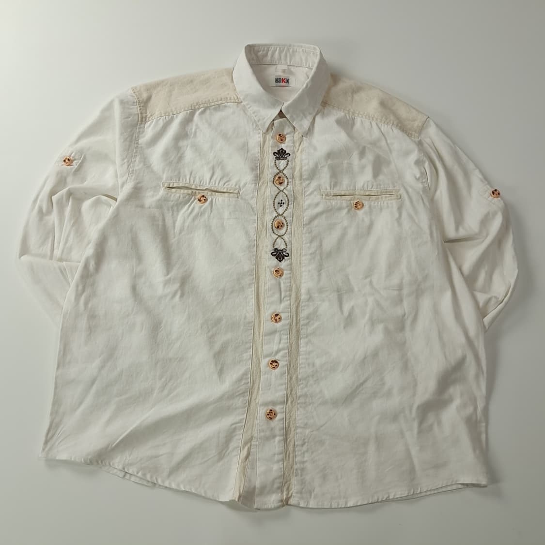 CK400 3XL 로저켄트 90s 독일 트라흐텐 바바리안 알펜 셔츠 남 상품이미지1