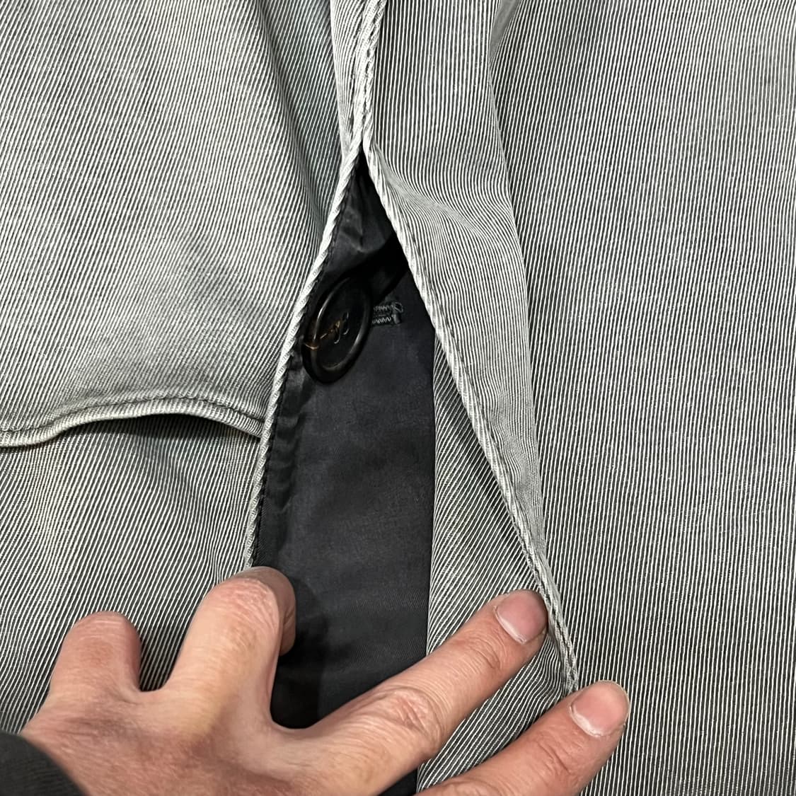  알레그리 데님 더블 코트 y15179 상품이미지4