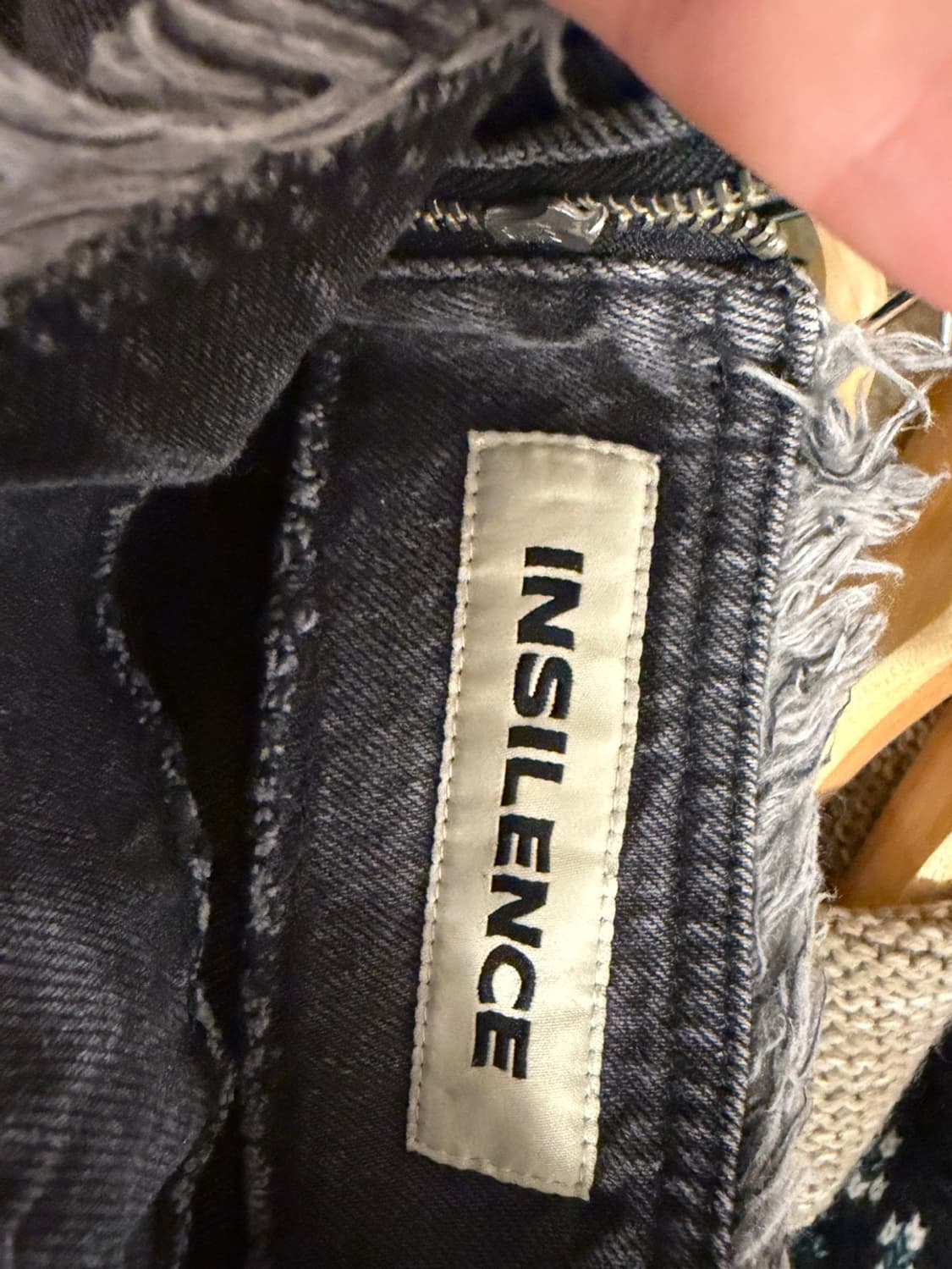 인사일런스 데님치마 상품이미지2