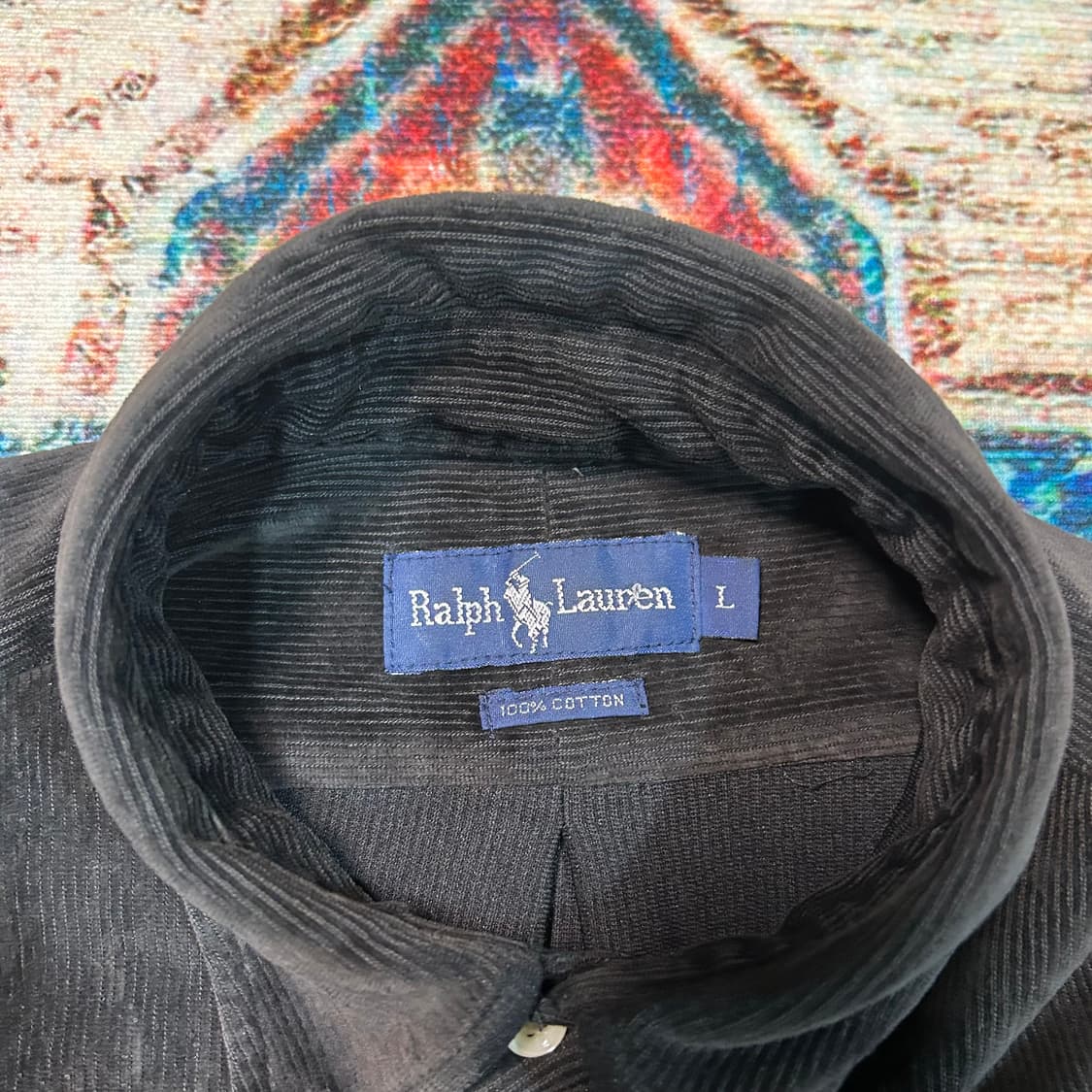 [L] 90s 폴로 코듀로이 셔츠 상품이미지5