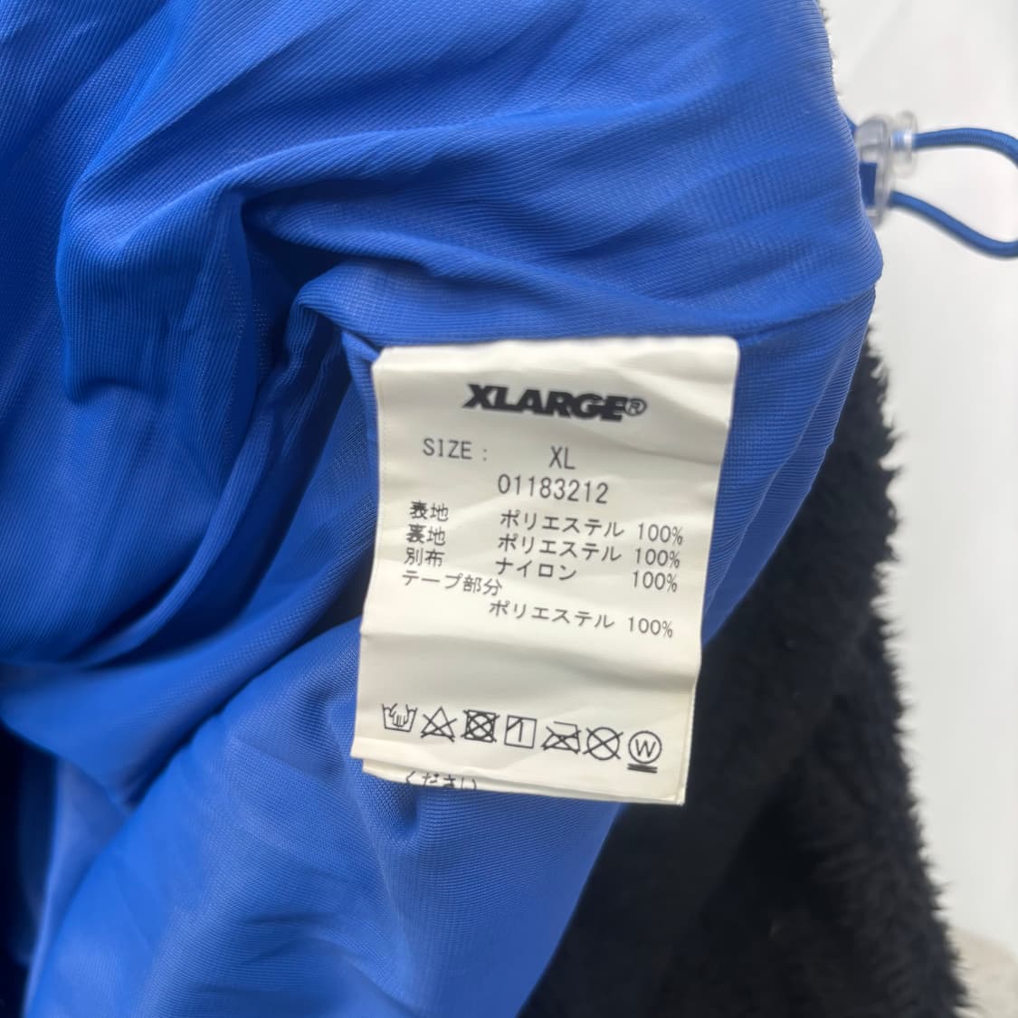 XLARGE 엑스라지 사이드라인 블랙 플리스 아노락 XL 상품이미지8