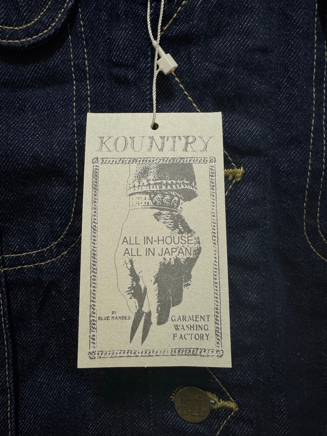 캐피탈 KAPITAL 11.5 oz 데님 멕시칸 본 자켓 44 상품이미지4
