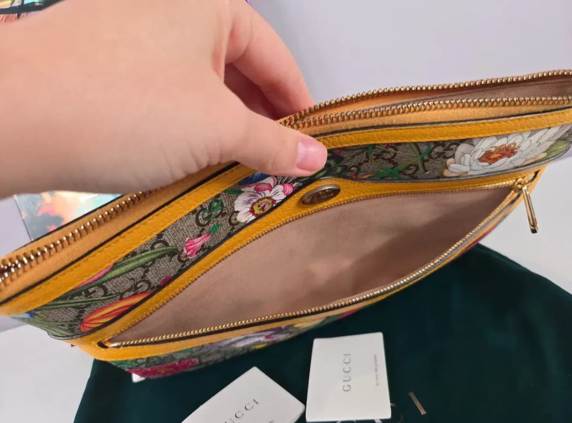 GUCCI 구찌 마몬트 오디피아 플로라 클러치 한정판 가방 플라워 정품 상품이미지8