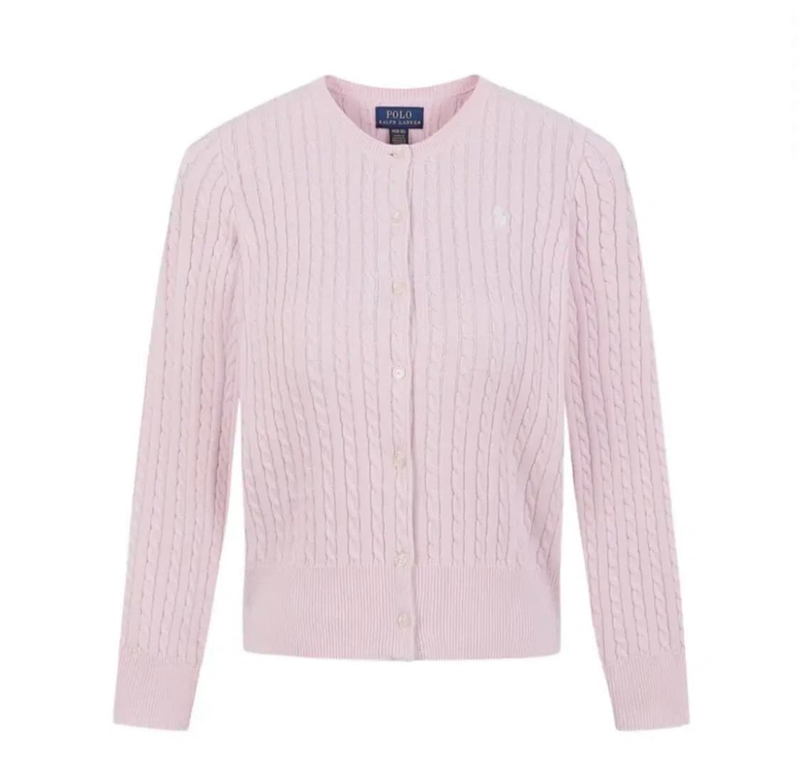 폴로랄프로렌 코튼 가디건 핑크 상품이미지4