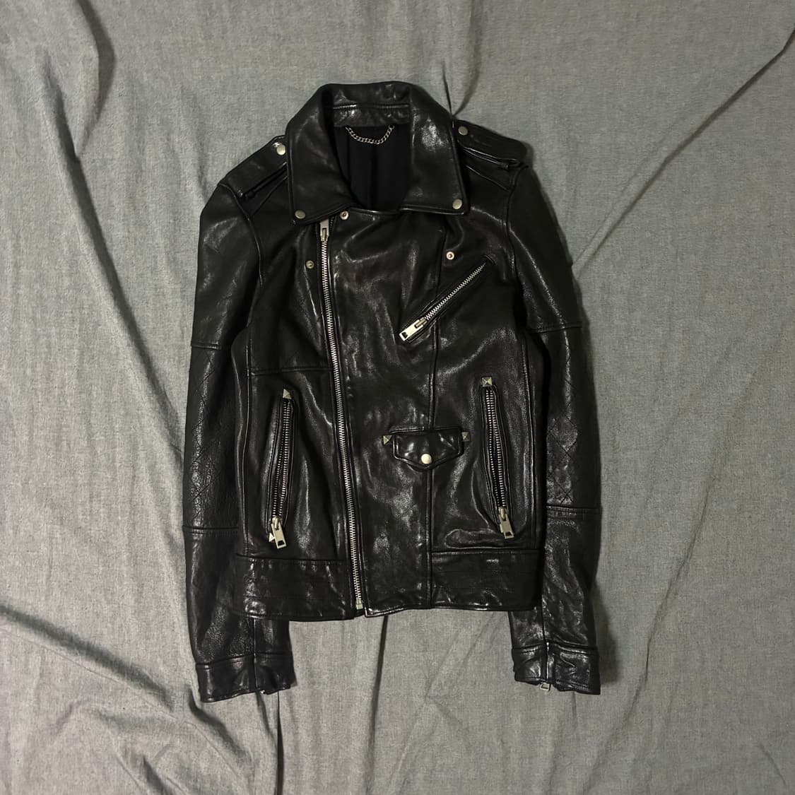 양가죽 라이더 자켓 상품이미지7