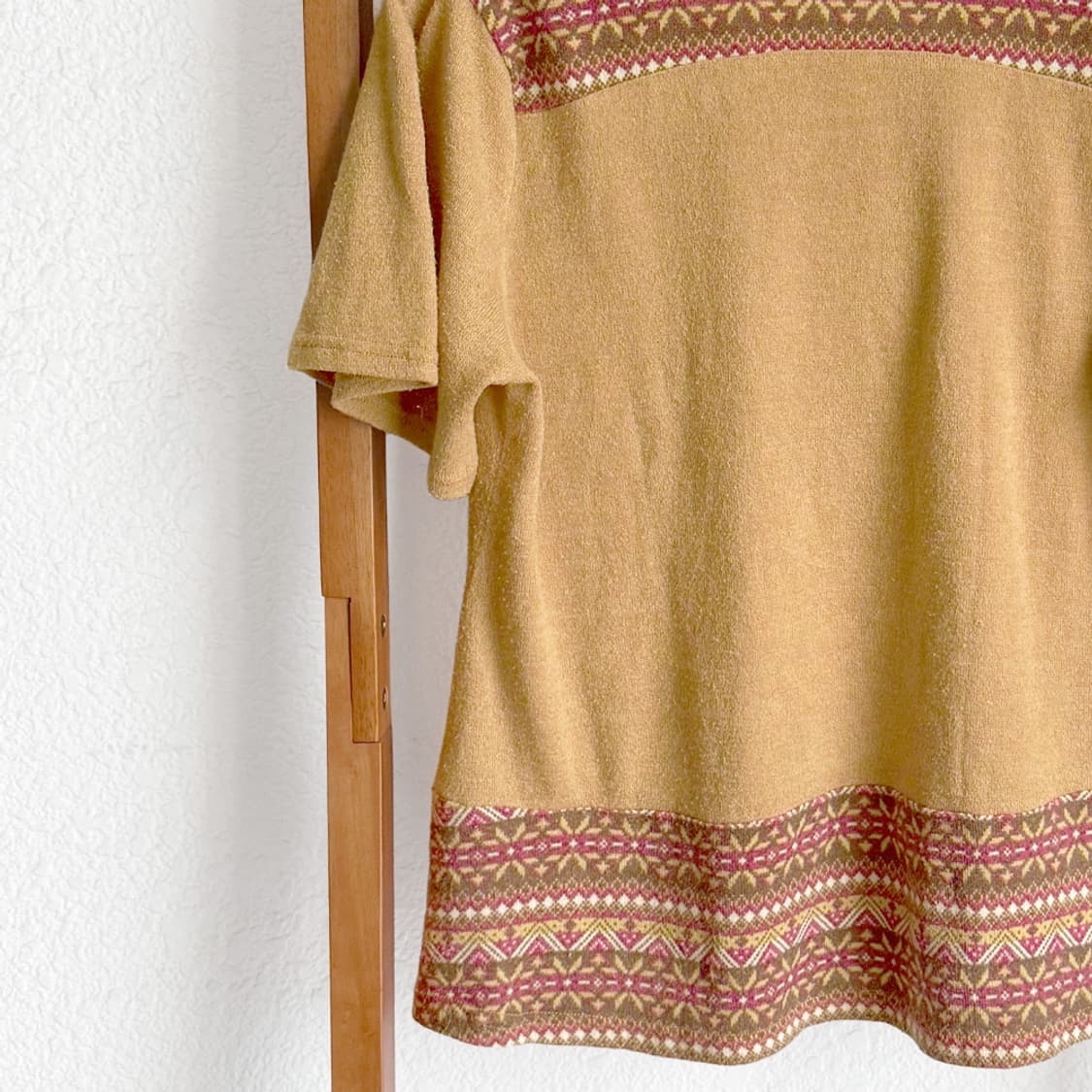 모리 패치워크 하프 티셔츠 상품이미지8