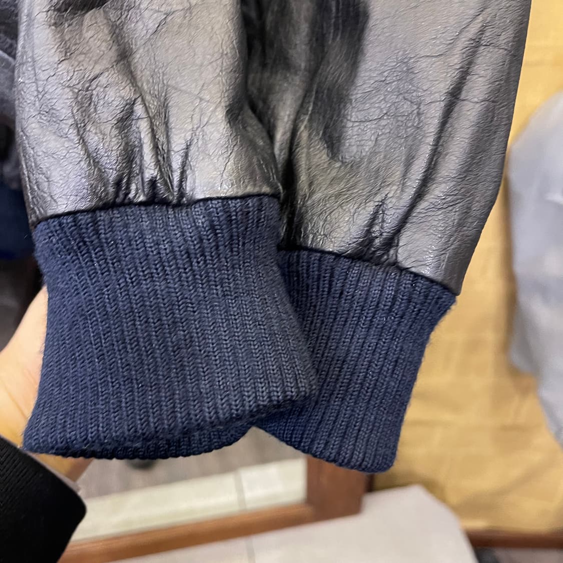 90's Landing leather jacket 상품이미지4