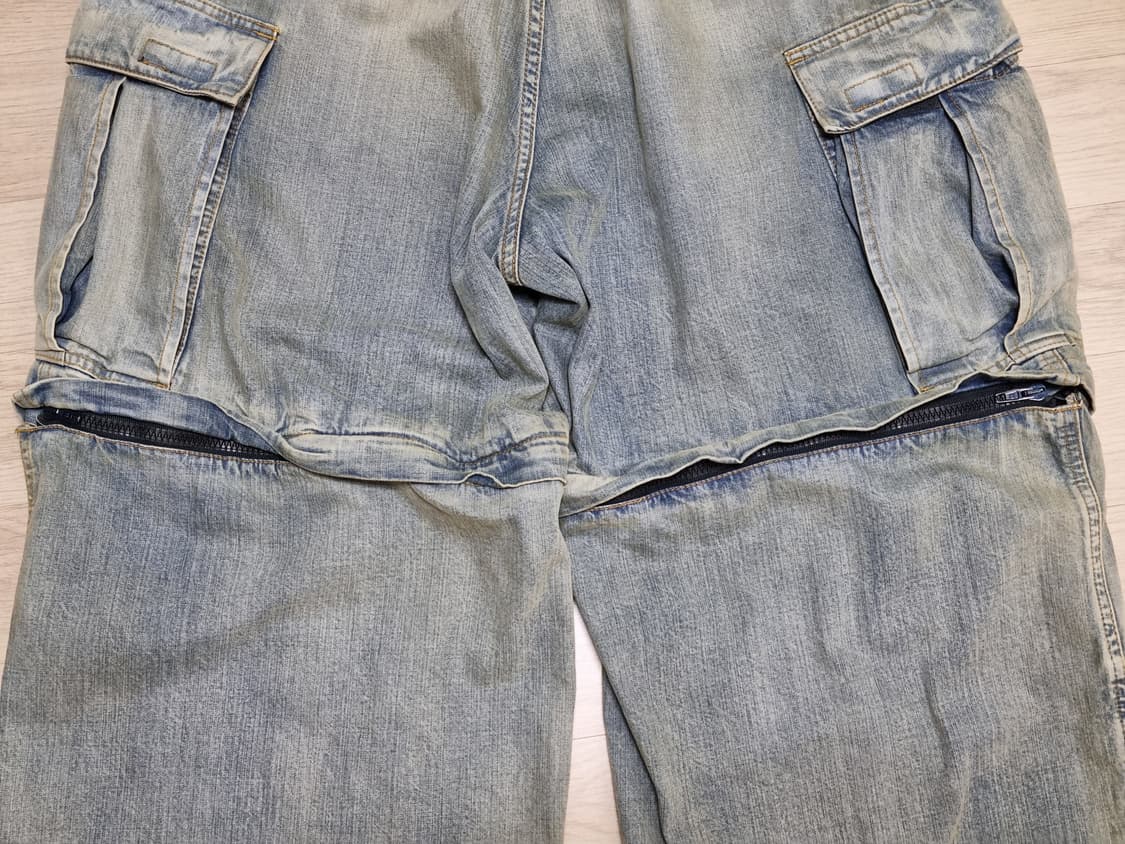 발렌시아가 재패니즈 컨버터블 데님 카고 연청 M 상품이미지6