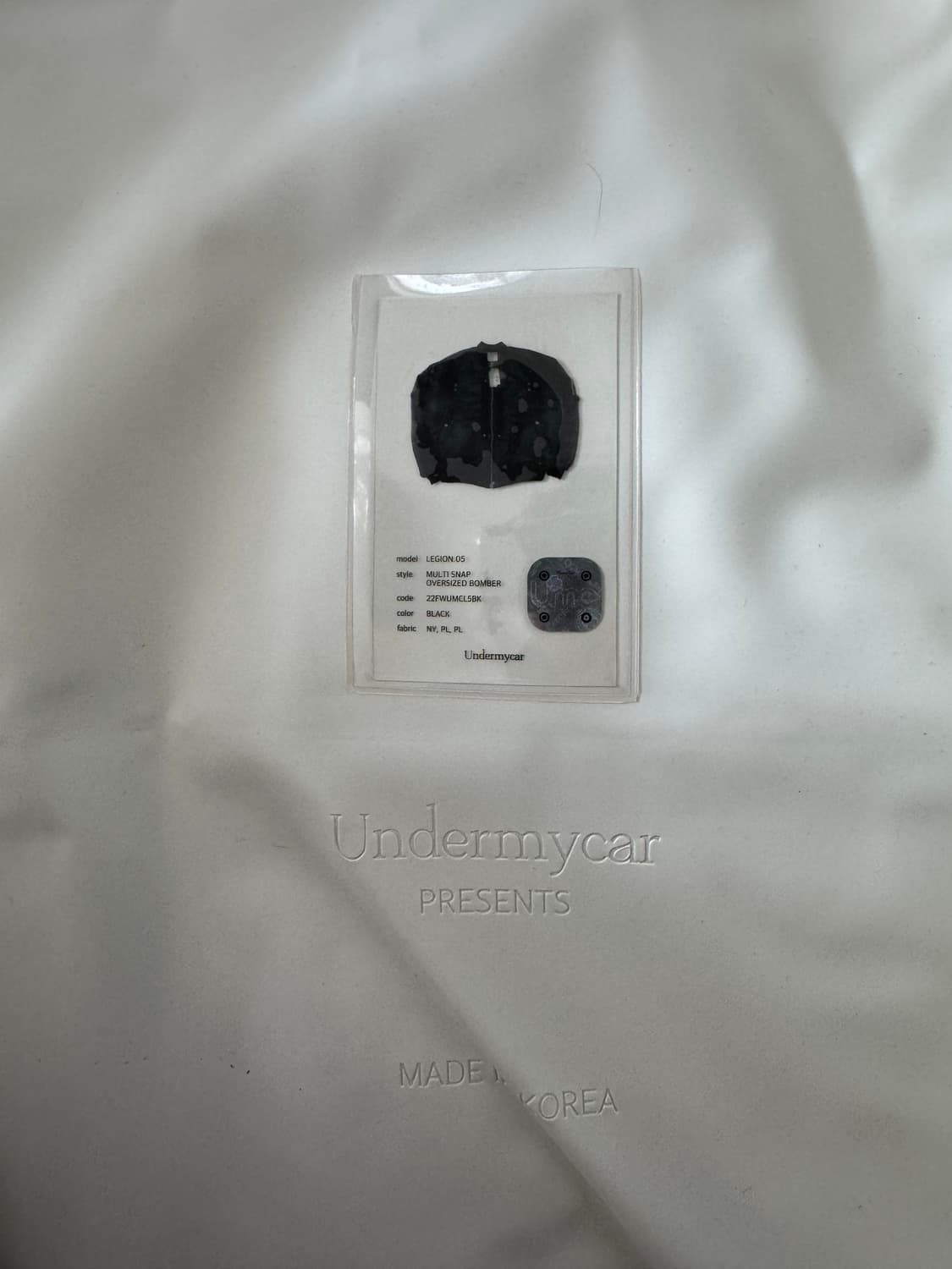 2 / 언더마이카 리전05 멀티 스냅 오버사이즈 봄버 새제품 상품이미지5