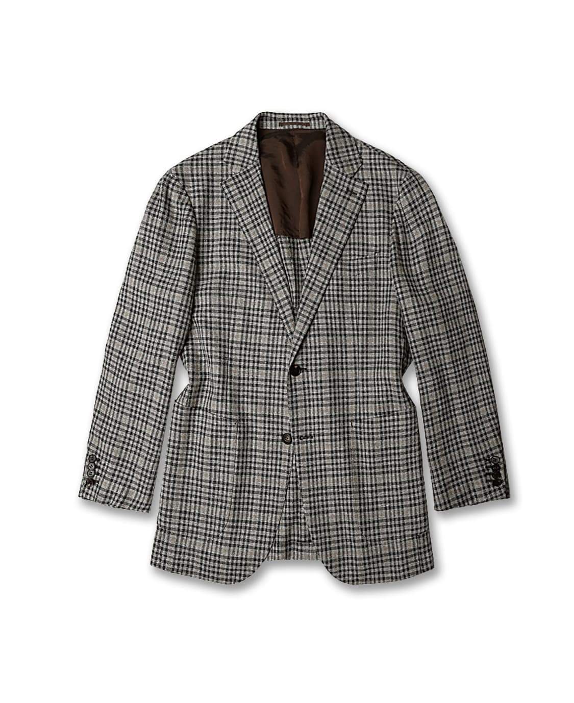 블루 에 그리지오 [Blu E Grigio] 카를로 바르베라 체크 자켓 상품이미지1