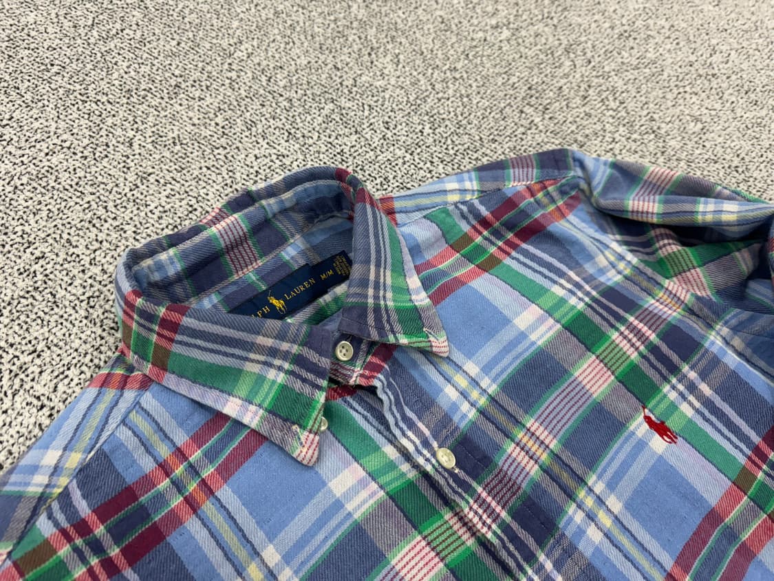 폴로 랄프로렌 신형 플레이드 체크셔츠 상품이미지3