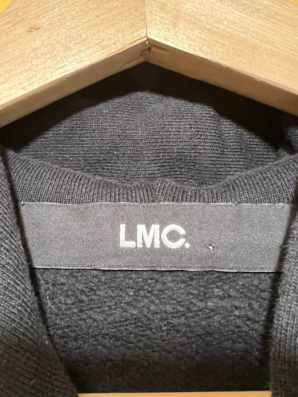 [M] 엘엠씨 LMC 후디 로고 그래픽 후드 티셔츠 블랙 상품이미지7