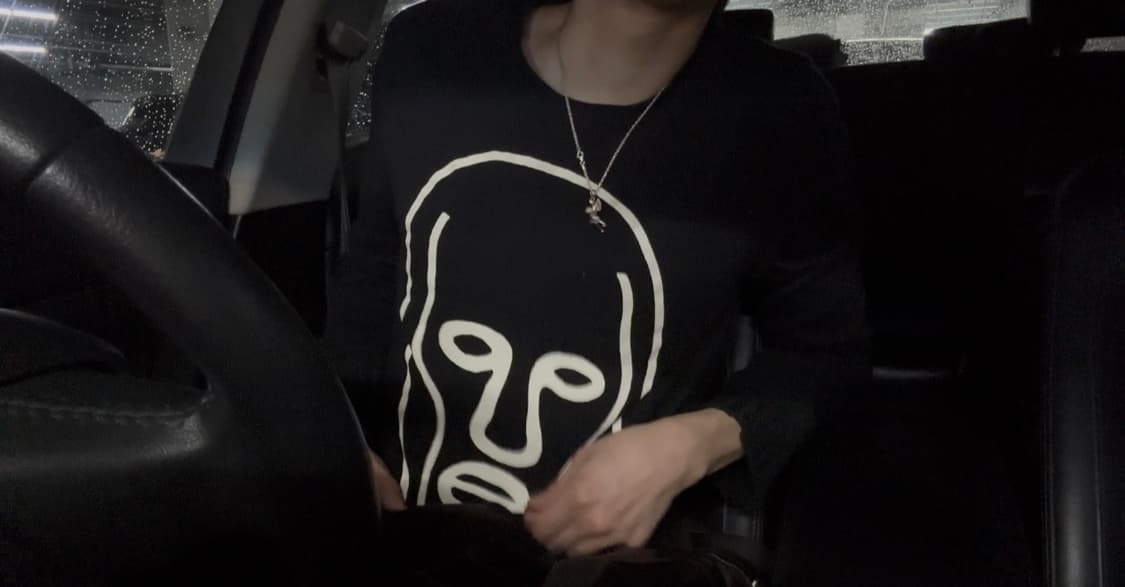 꼼데가르송 셔츠 x 알렉시 보클레어 휴먼페이스 니트 상품이미지2