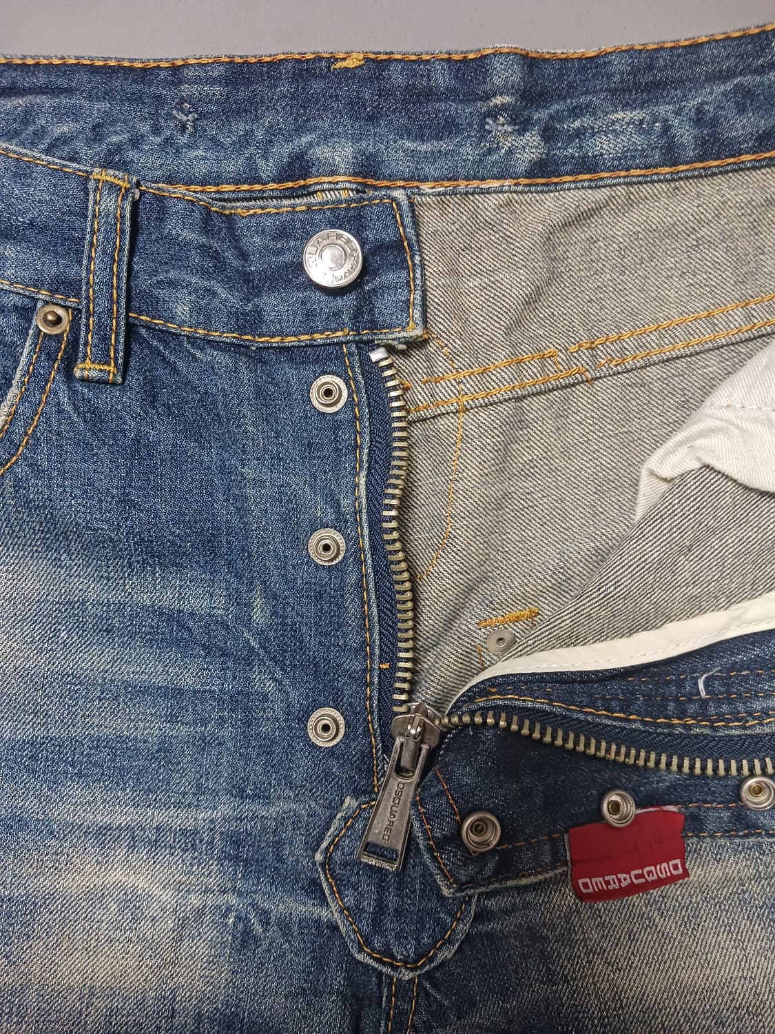 [32] 디스퀘어드2 소프트볼패치 레귤러진 청바지 상품이미지6