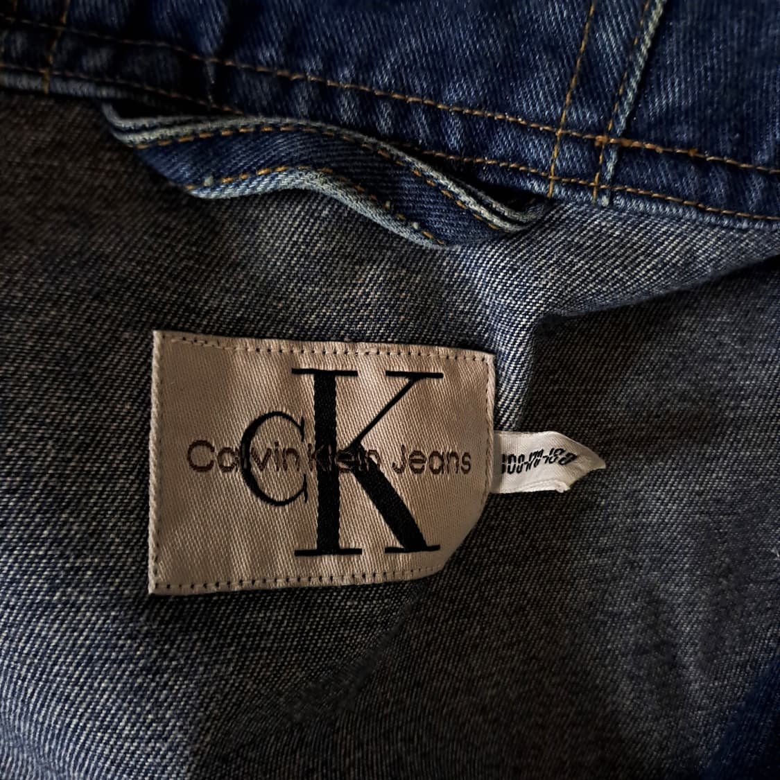 (택포) 90's 캘빈클라인 데님 후드 초어 자켓 105 B458 상품이미지8