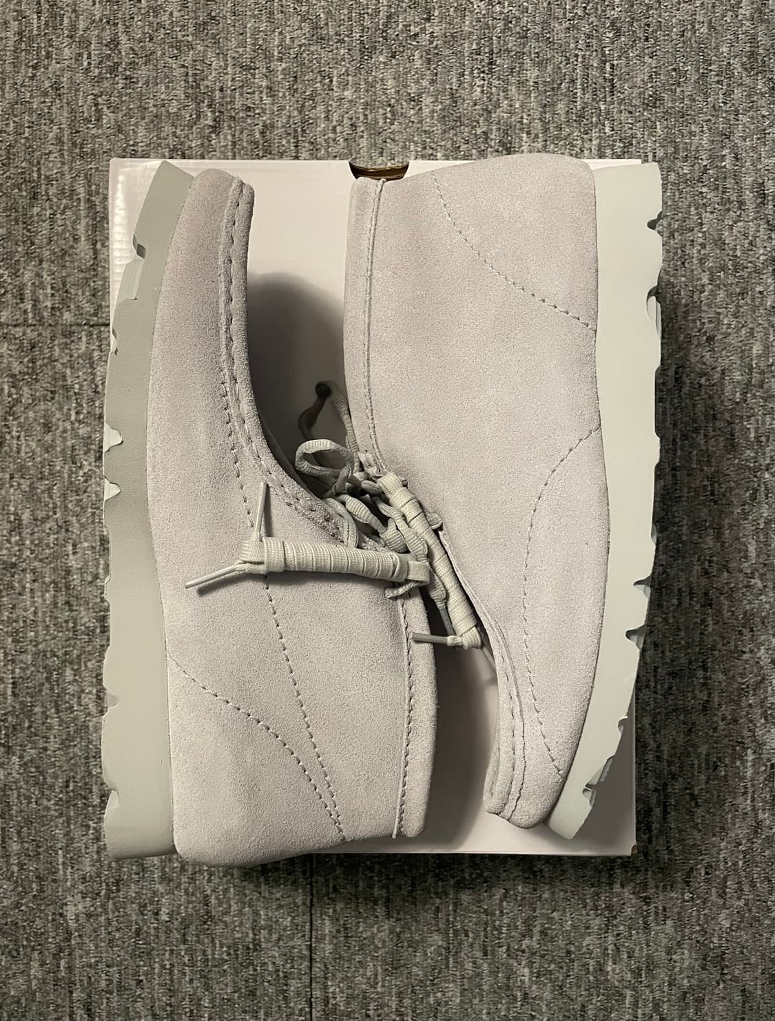 (새상품) PAF x Clarks 왈라비 그레이블루 [UK 10.5] 상품이미지3