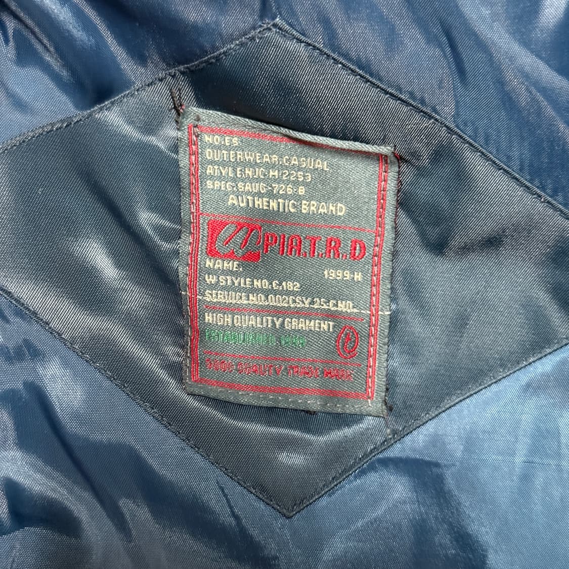 US Air force 레더 카라 멀티 패치 cwu-45p 플라이트 자켓 상품이미지5