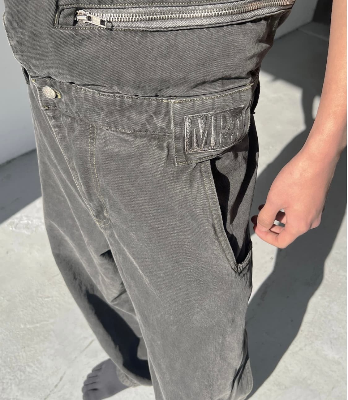 MPA SINGLE WAIST POCKET PANTS (ASPHALT) 상품이미지3