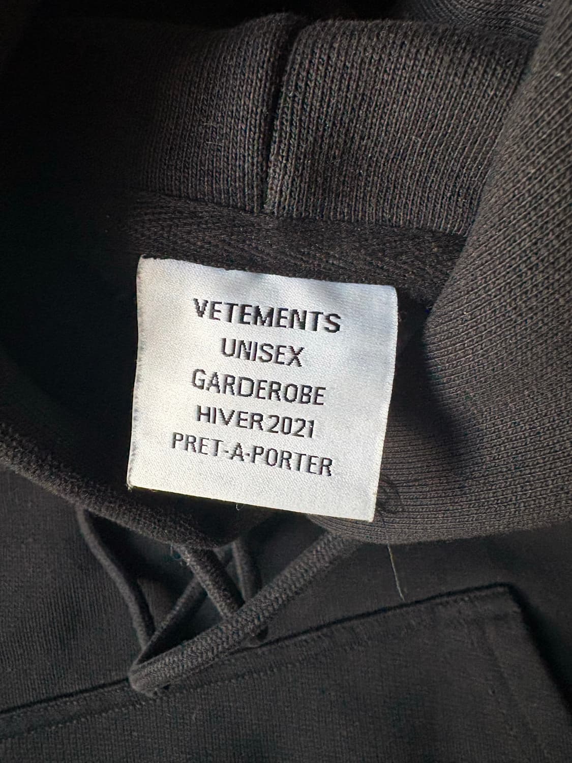 Vetements Garderobe Logo Hoodie 상품이미지4