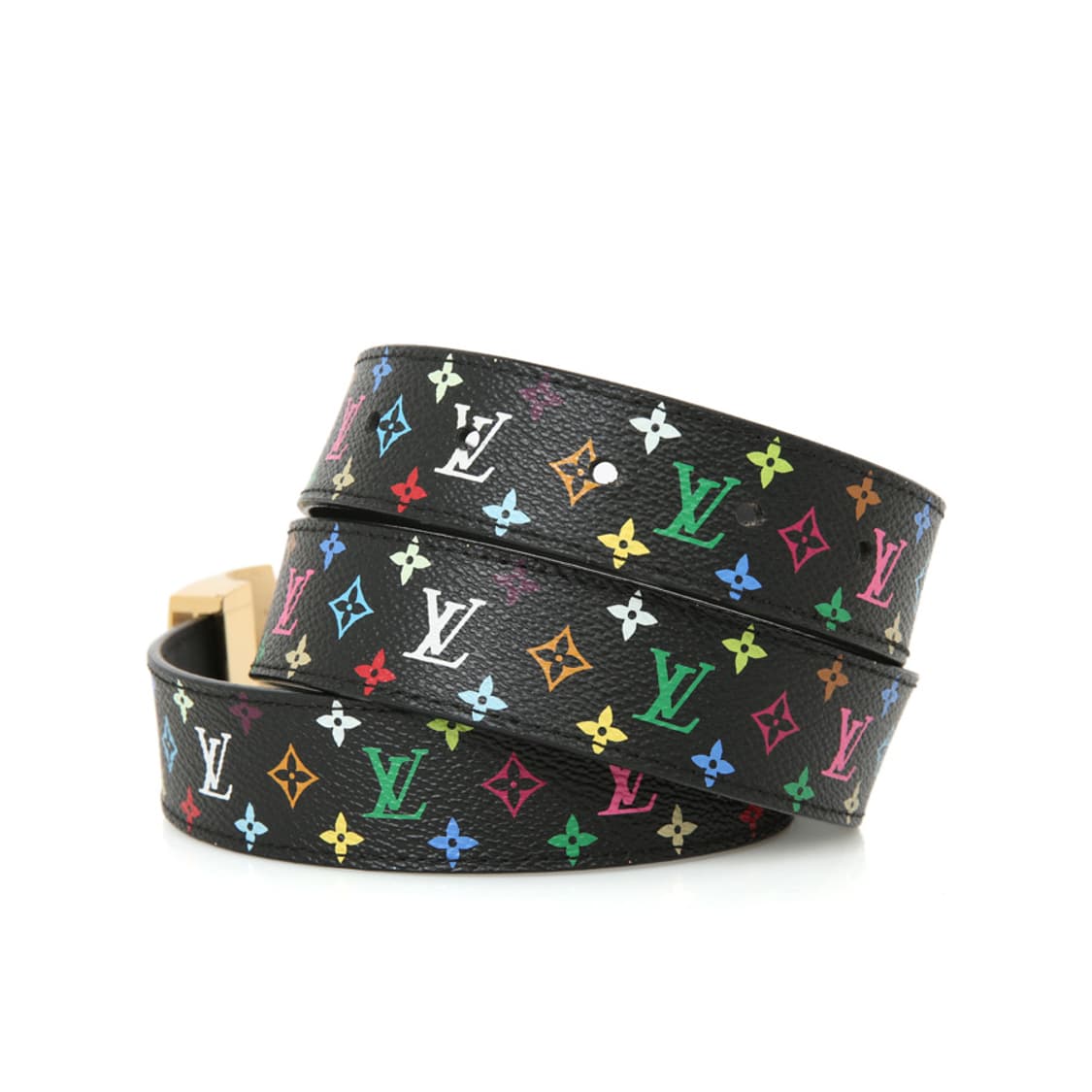 루이비통 무라카미 멀티블랙 벨트 골드 멀티벨트 M9682U 상품이미지3