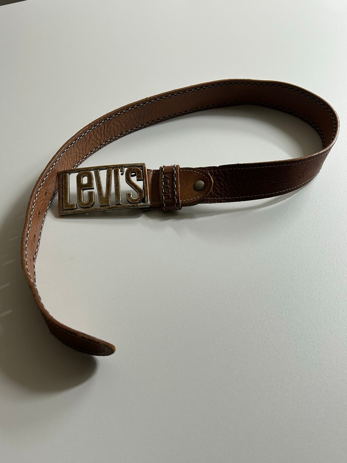 빈티지 리바이스 웨스턴 레더 벨트 상품이미지1