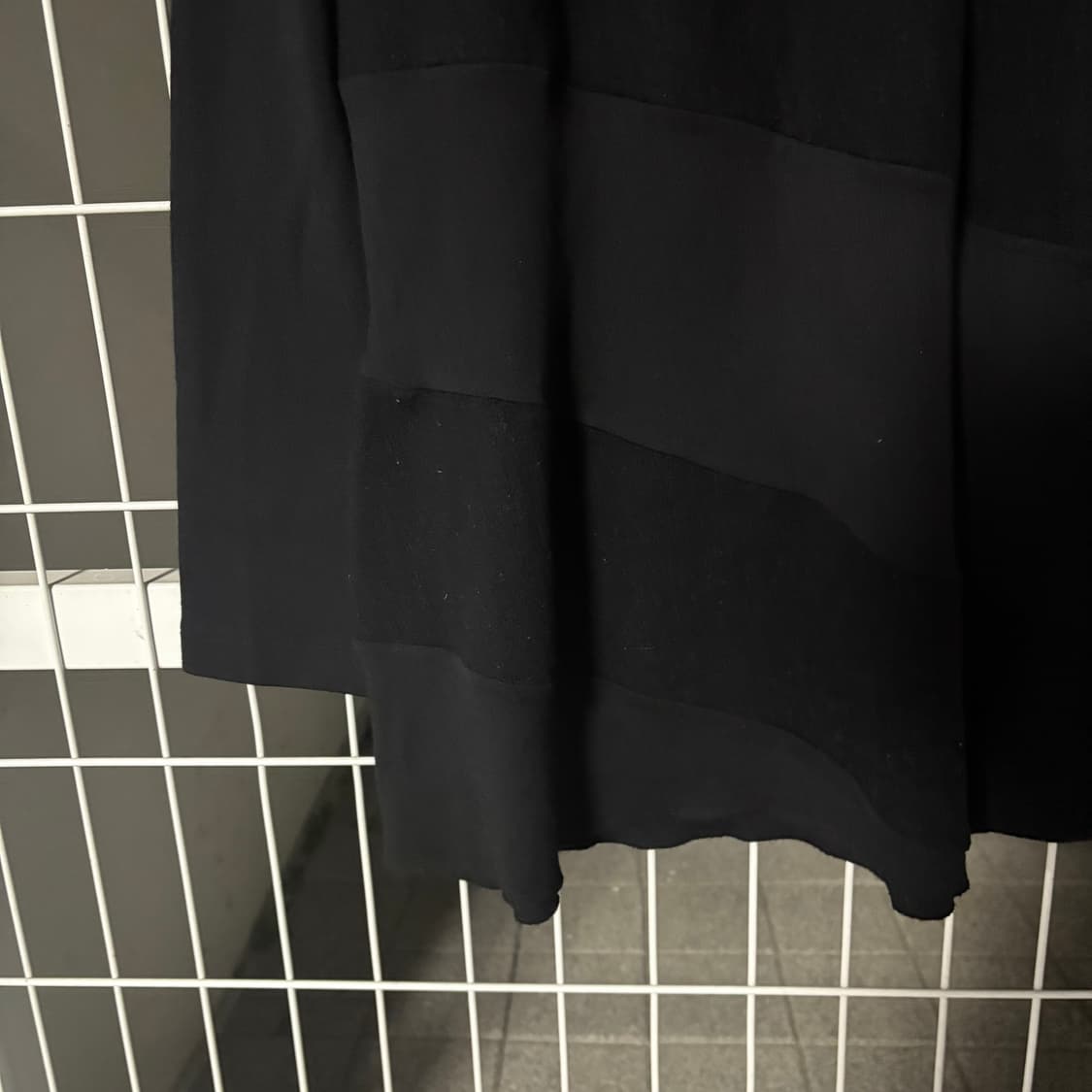 꼼데가르송 트리콧 비대칭 패널 롱 니트 상품이미지7