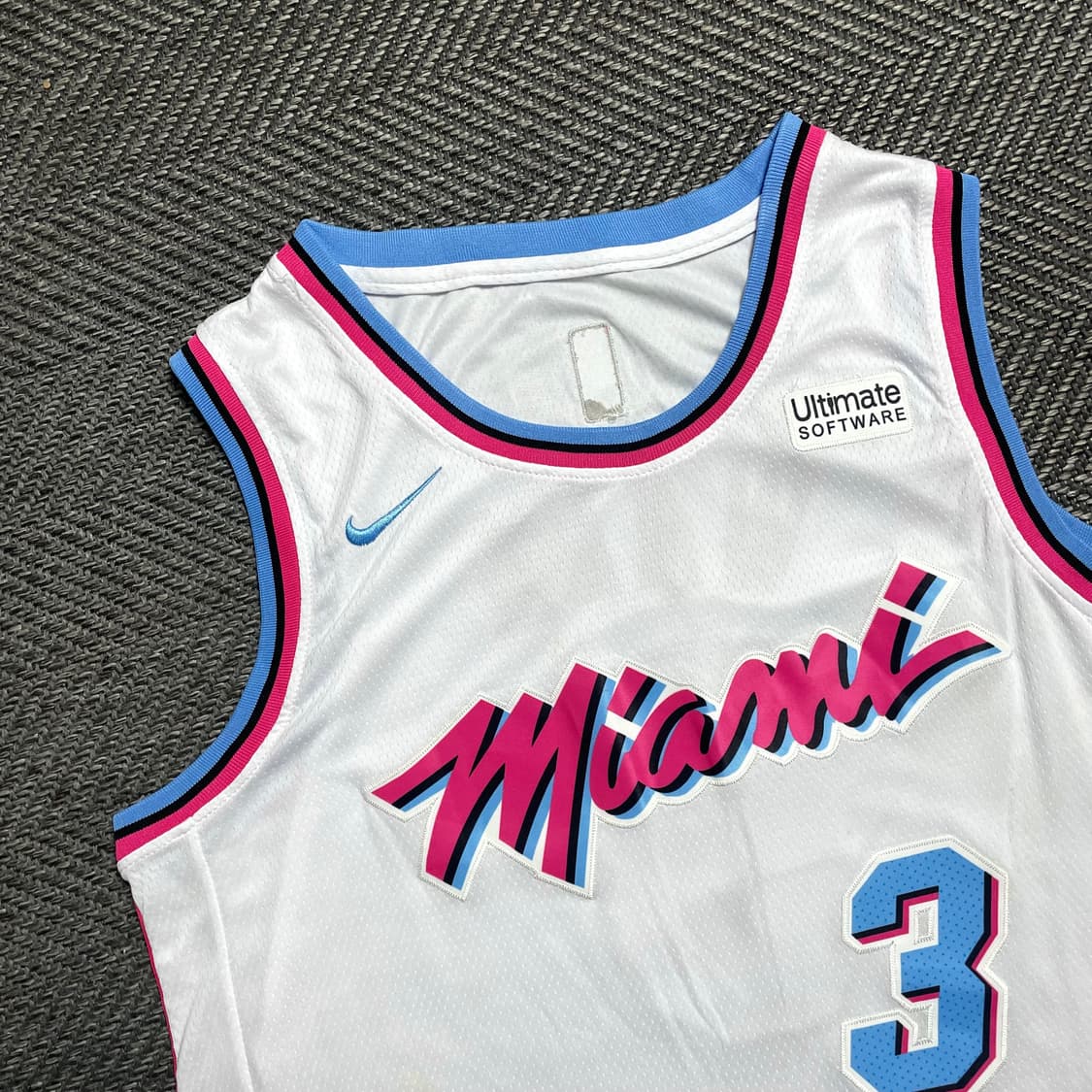 나이키 NBA 마이애미 히트 웨이드 시티 에디션 스윙맨 저지y 5828 상품이미지4