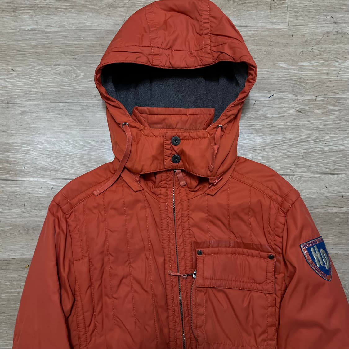 타미힐피거 남성 와펜 후드 경량패딩 점퍼 [오렌지] M/95 상품이미지2