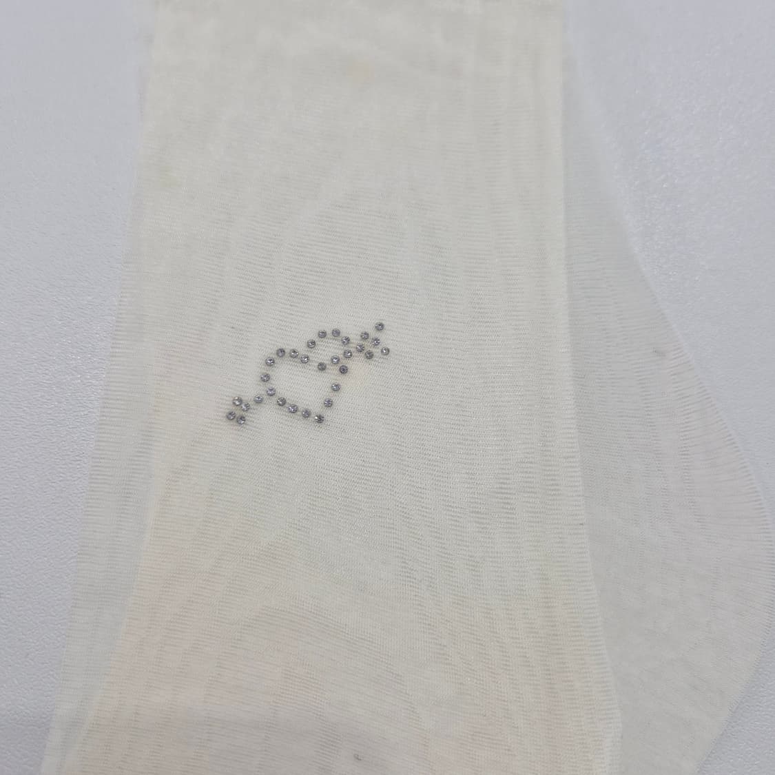 아이보리 큐피트 자수 포인트 팬티스타킹 상품이미지3