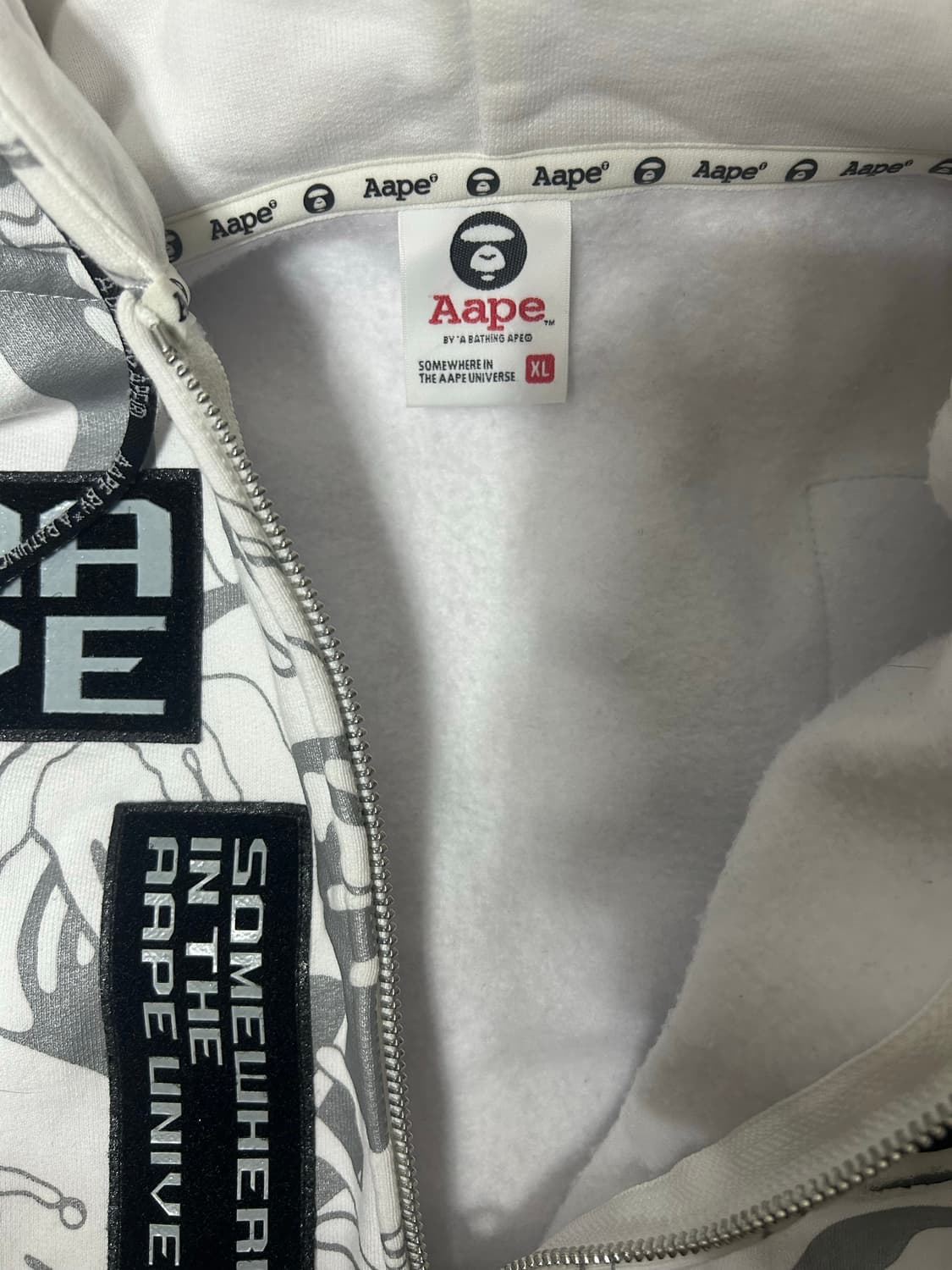 에이프 aape 후드집업 상품이미지2