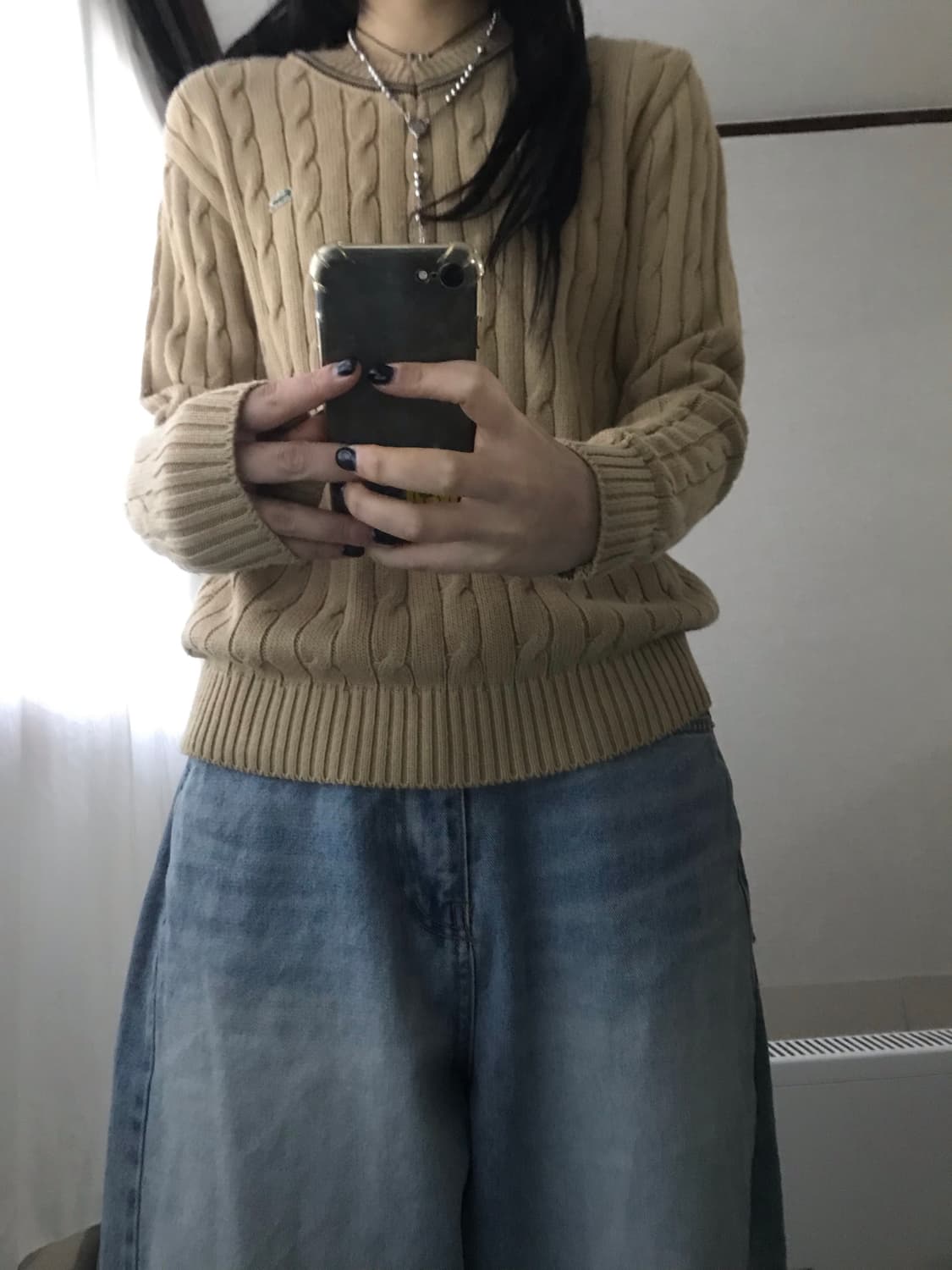 라코스테 베이지 케이블 니트 상품이미지6