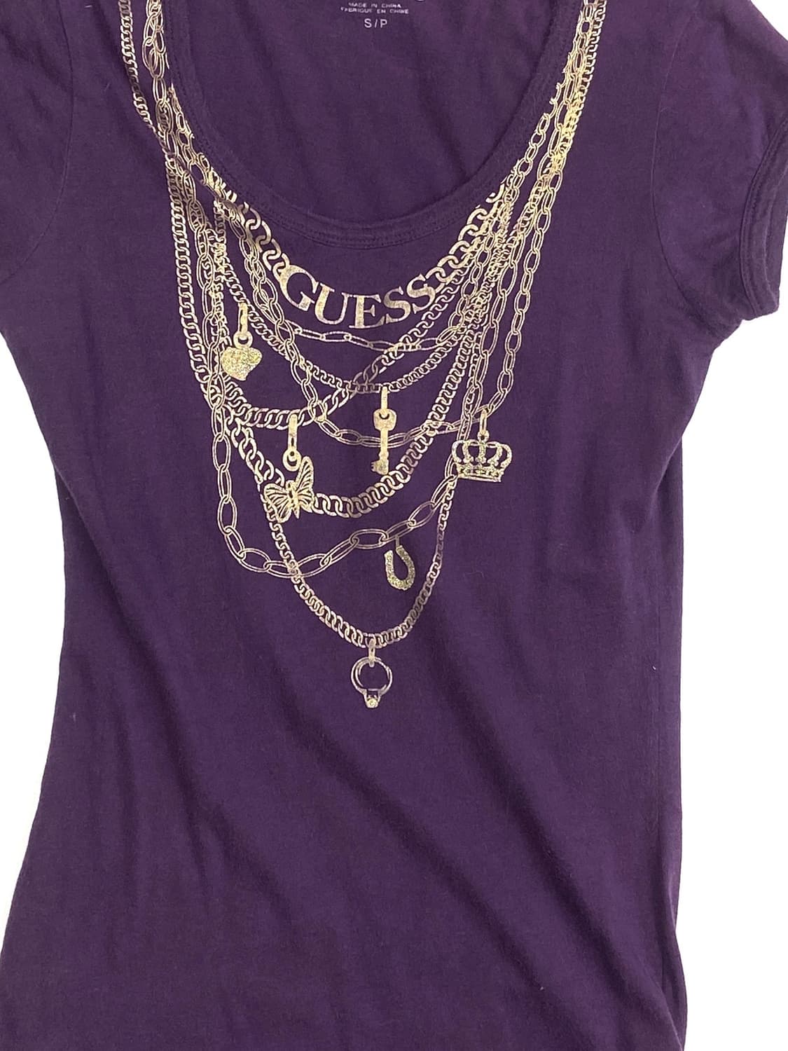 게스 Y2K 갸루 반팔티셔츠 상품이미지3