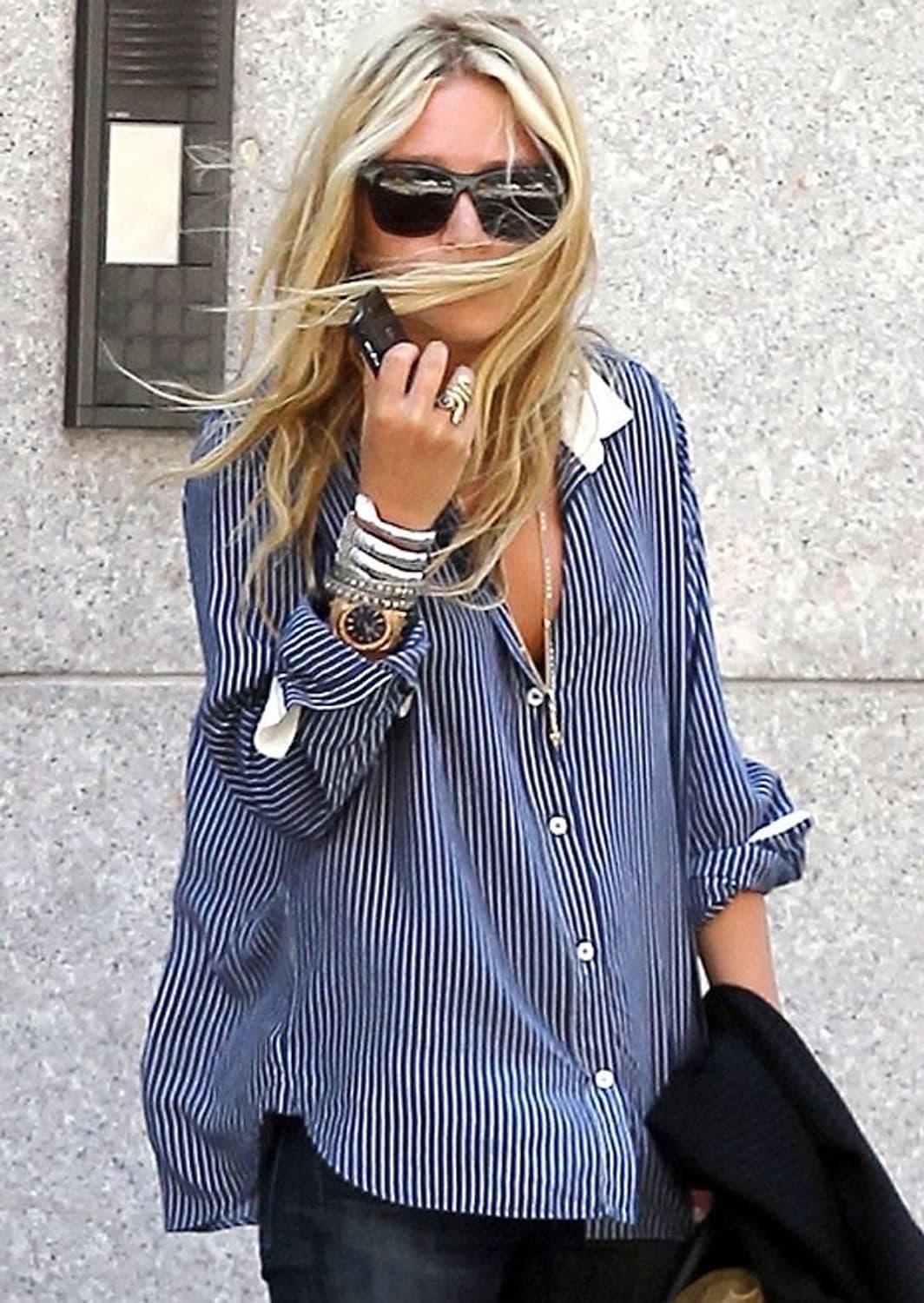 Raf Simons Stripe R Logo Shirt 상품이미지4